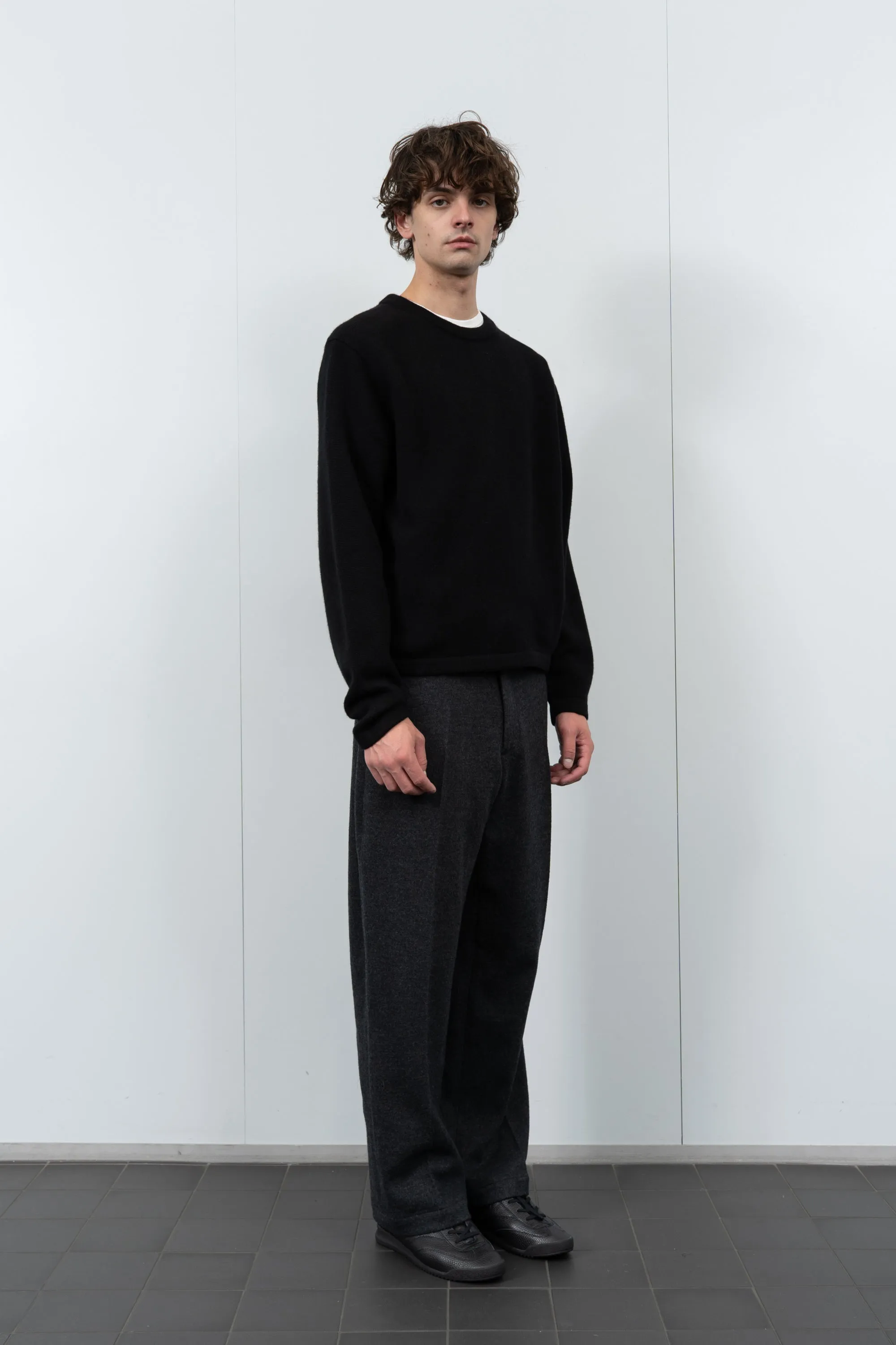 WOOL CASHMERE SWEATER - BLACK sold by Lady White Co. product image thumbnail 2