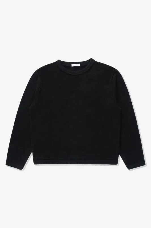 WOOL CASHMERE SWEATER - BLACK sold by Lady White Co.