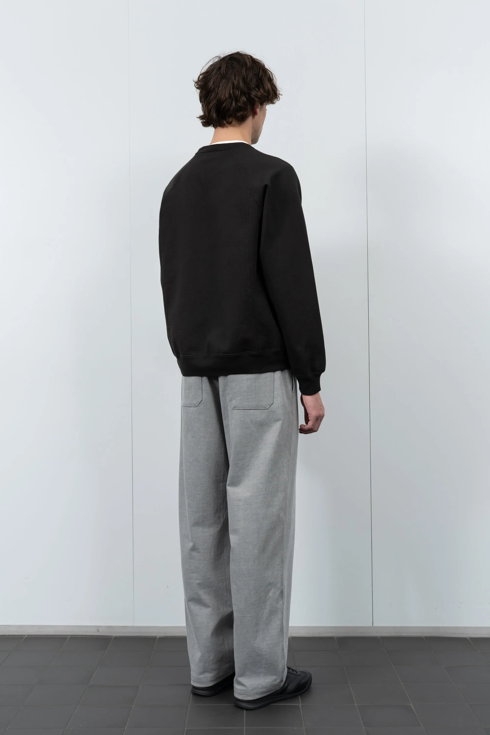 HEAVY GUSSET CREWNECK - SHADOW sold by Lady White Co. product image thumbnail 3