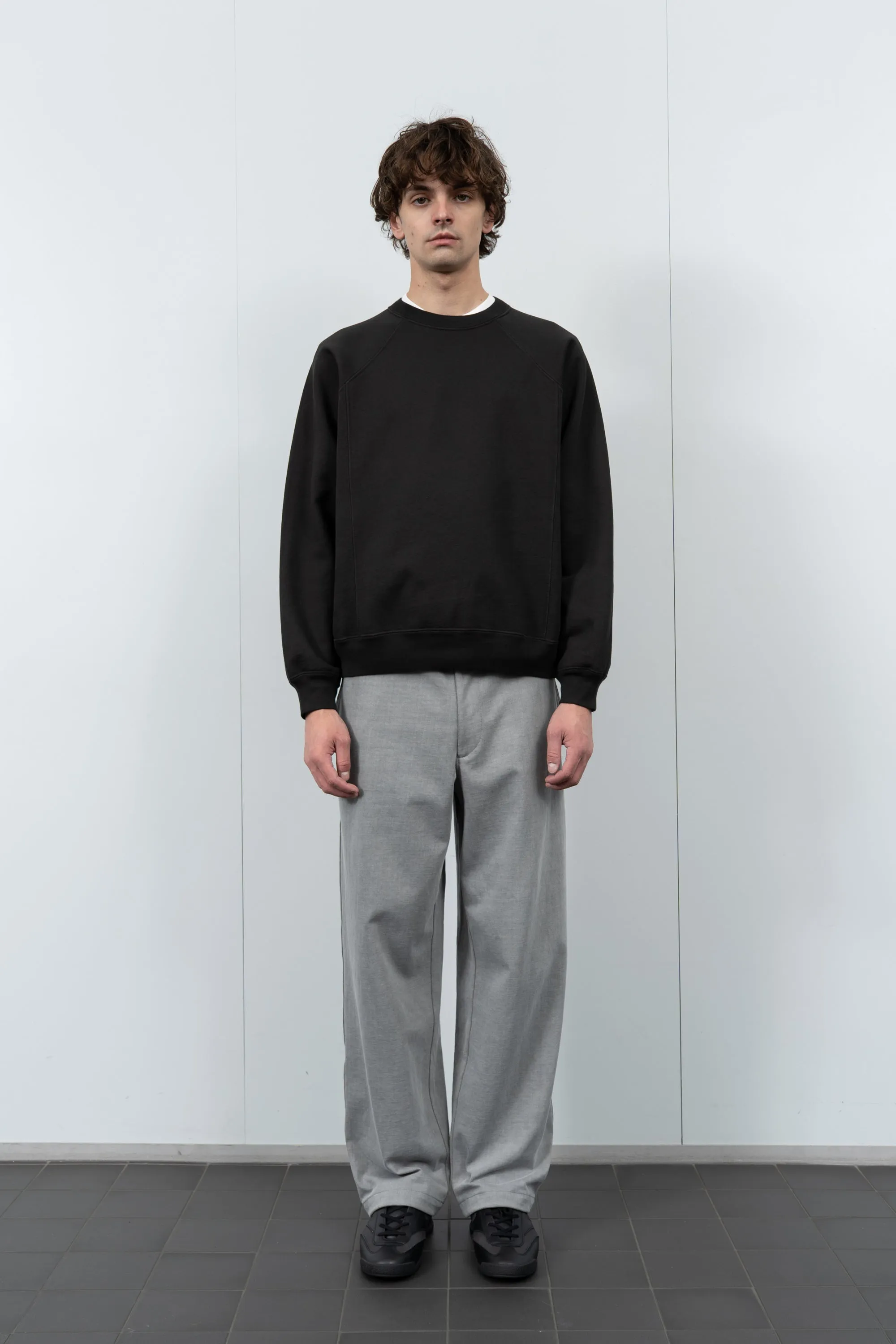 HEAVY GUSSET CREWNECK - SHADOW sold by Lady White Co. product image thumbnail 2