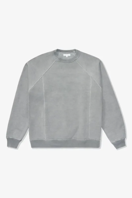 HEAVY GUSSET CREWNECK - PIGMENT KELP sold by Lady White Co.
