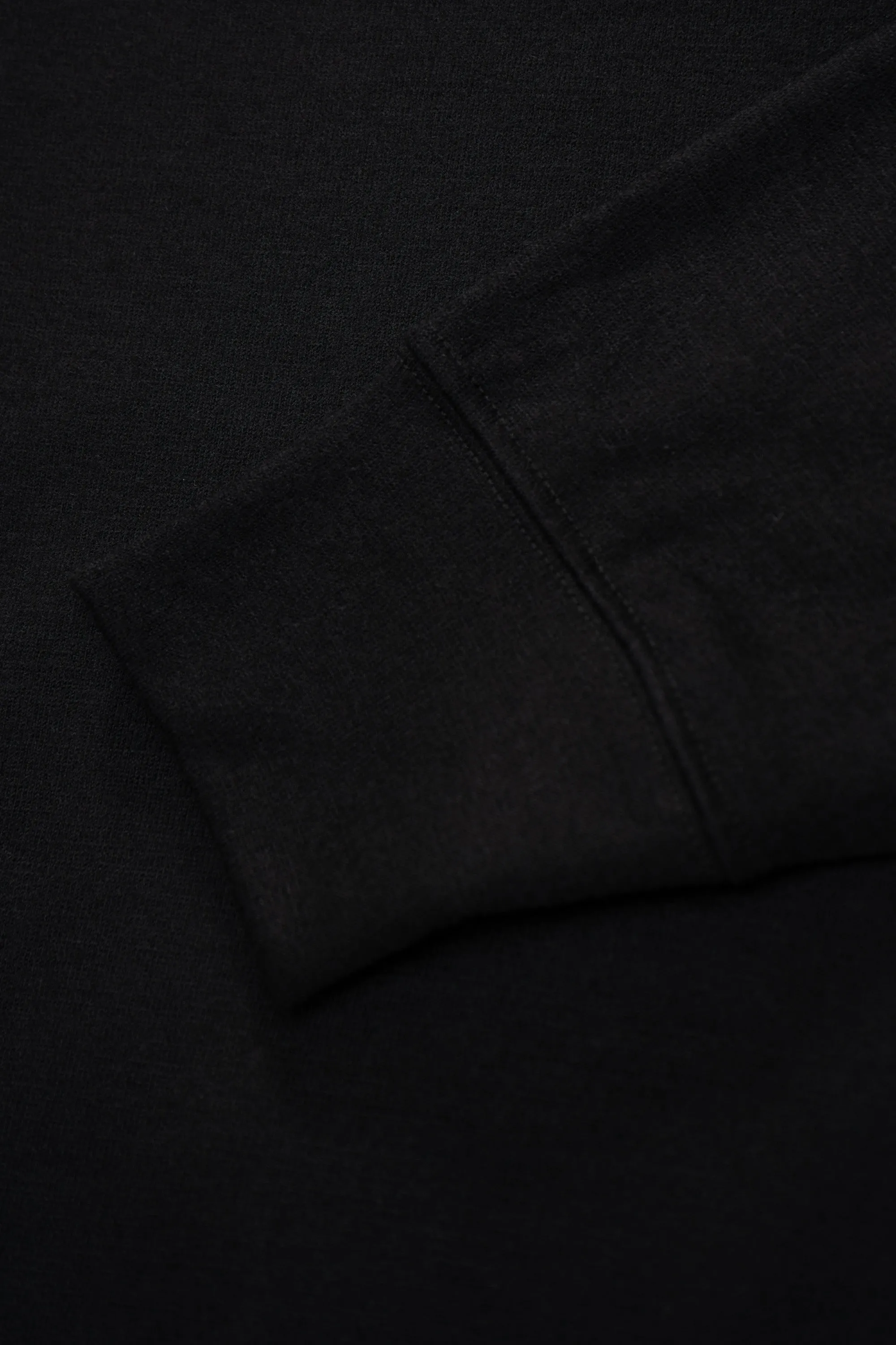 WOOL JERSEY SWEATER - BLACK sold by Lady White Co. product image thumbnail 5