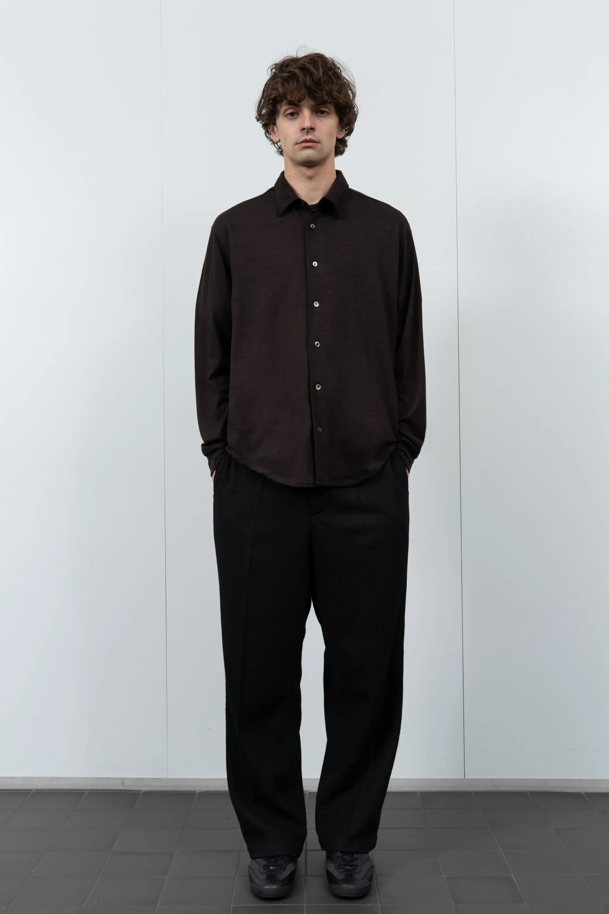 WOOL BUTTON UP - WOODBERRY sold by Lady White Co. product image thumbnail 2