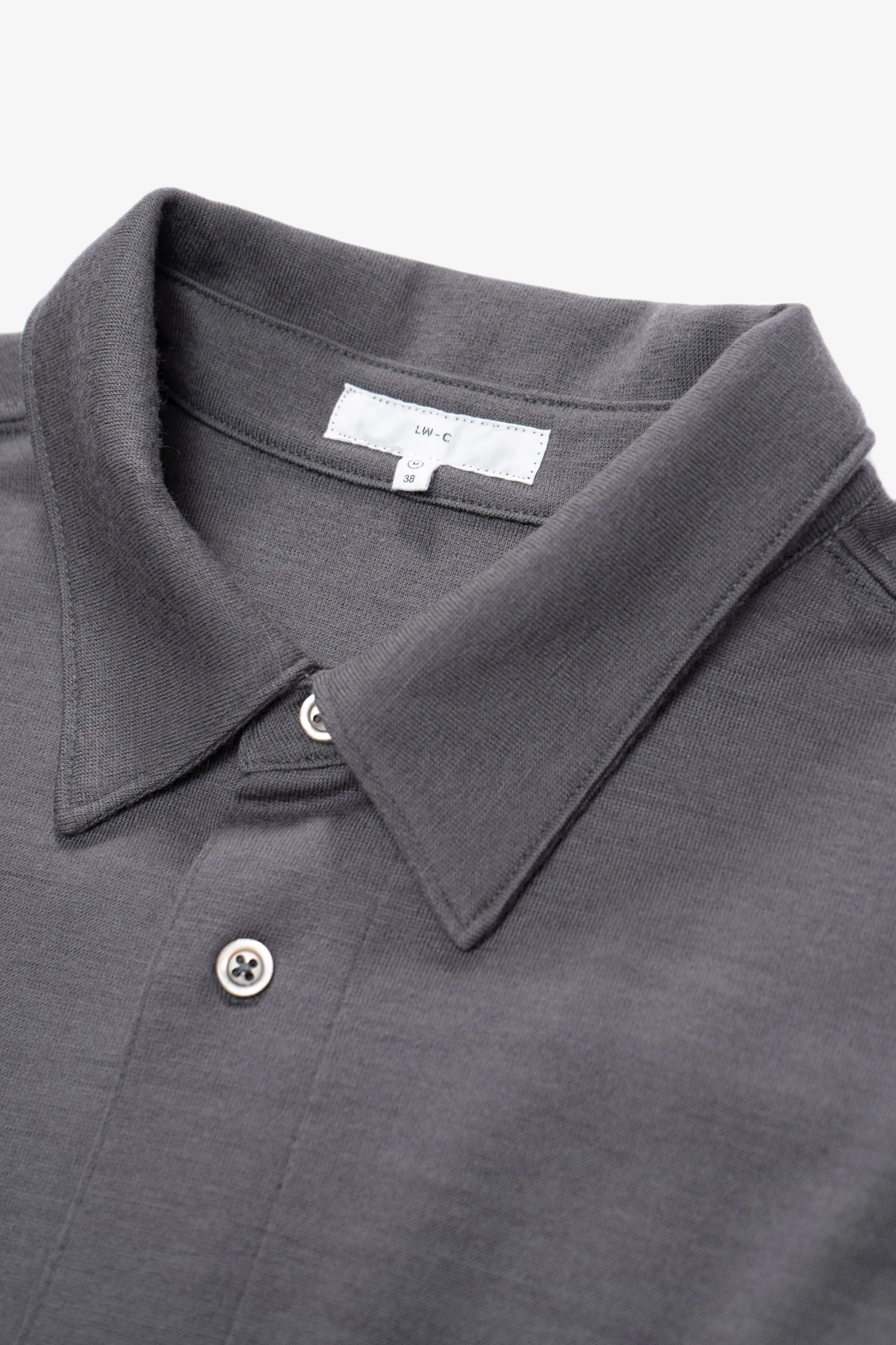 WOOL BUTTON UP - SLATE GREY sold by Lady White Co. product image thumbnail 4