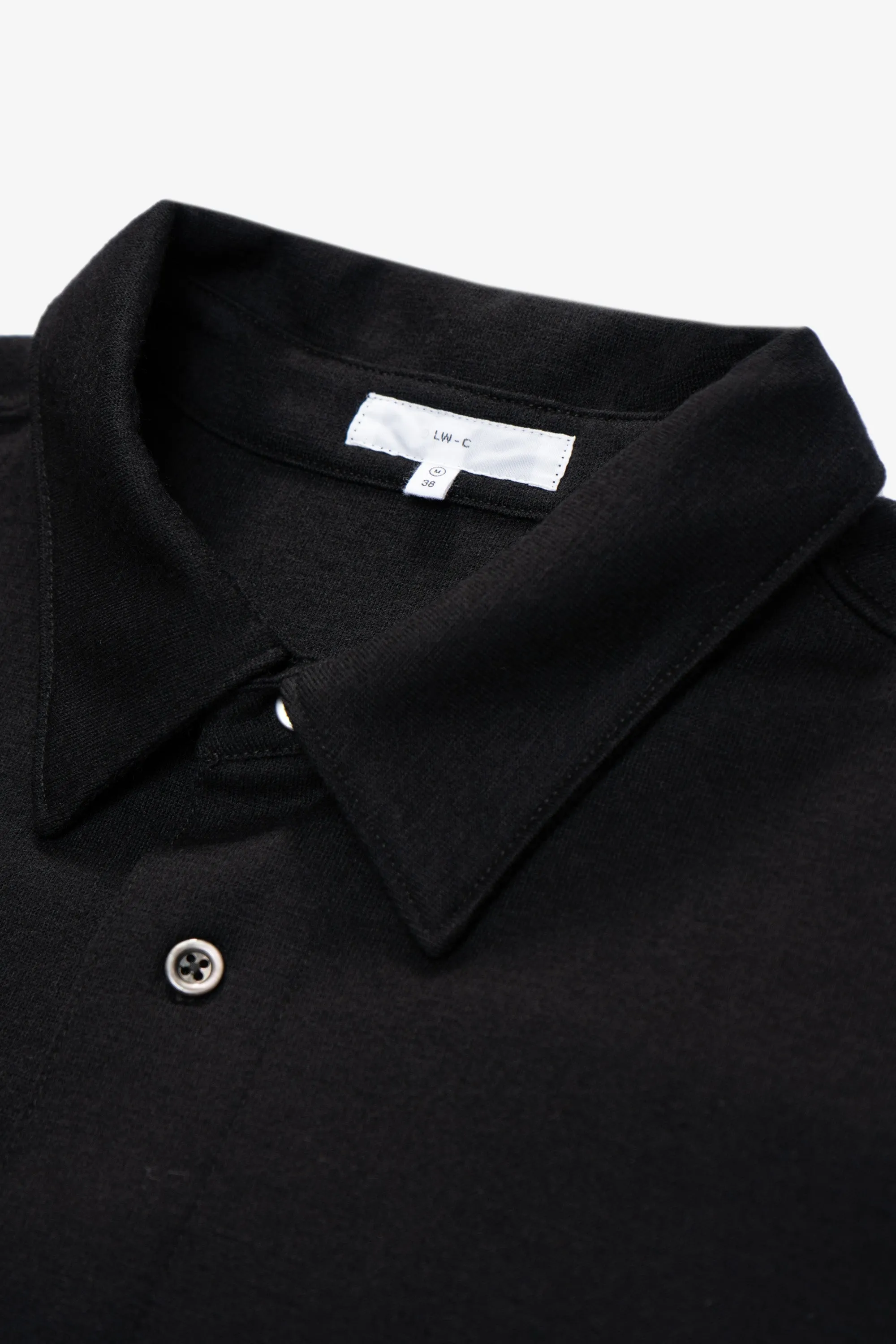 WOOL BUTTON UP - BLACK sold by Lady White Co. product image thumbnail 4