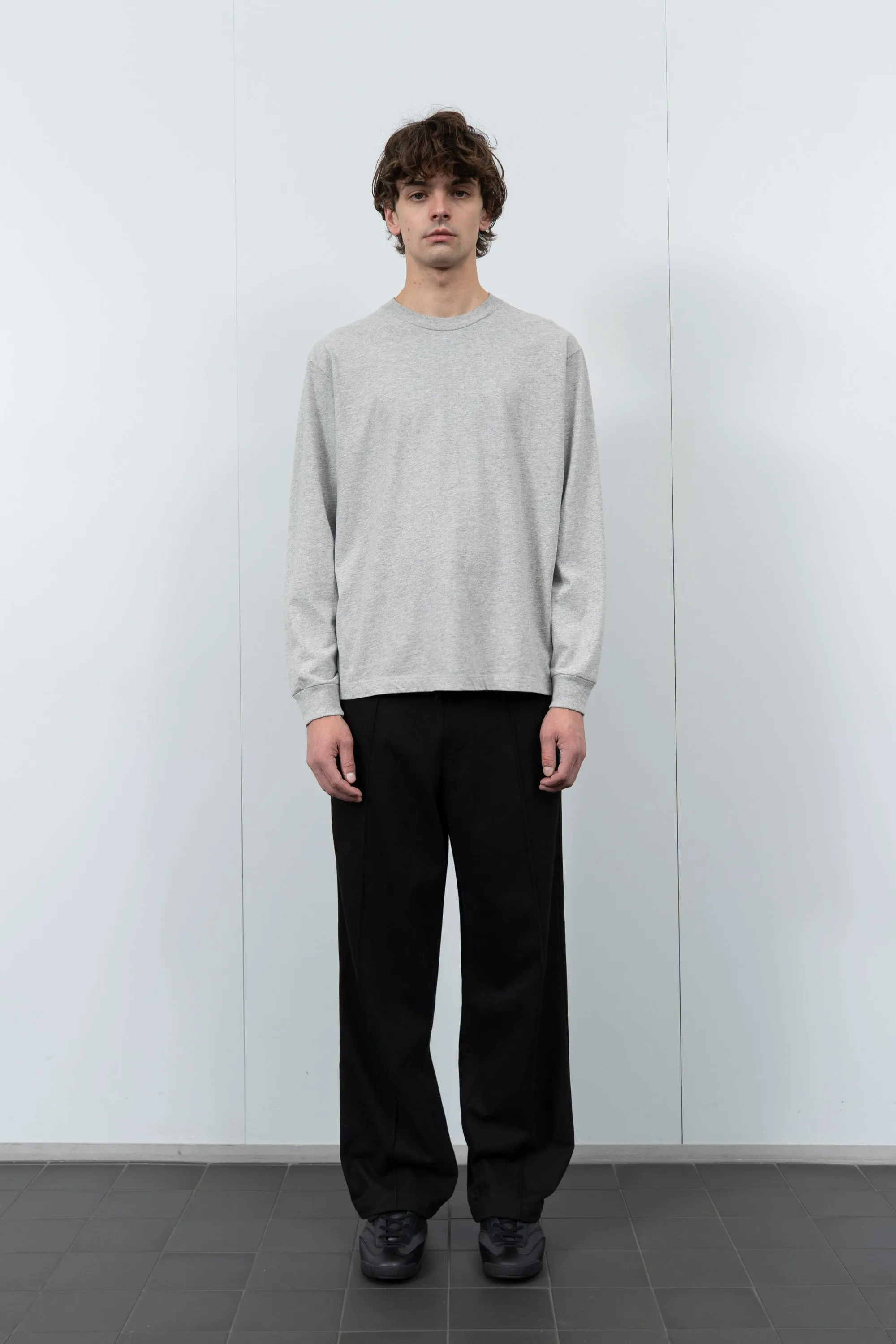 L/S MUNICIPAL T-SHIRT - HEATHER GREY sold by Lady White Co. product image thumbnail 2