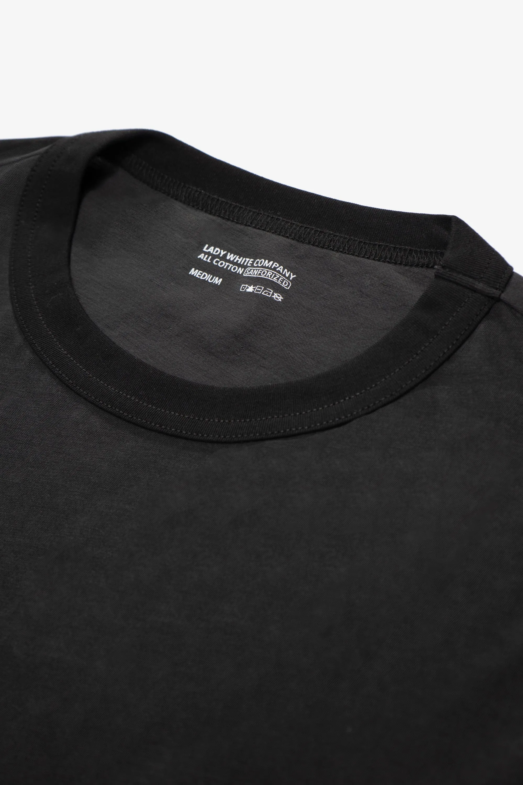 TWO TONE L/S - PIGMENT CHARCOAL/BLACK sold by Lady White Co. product image thumbnail 4