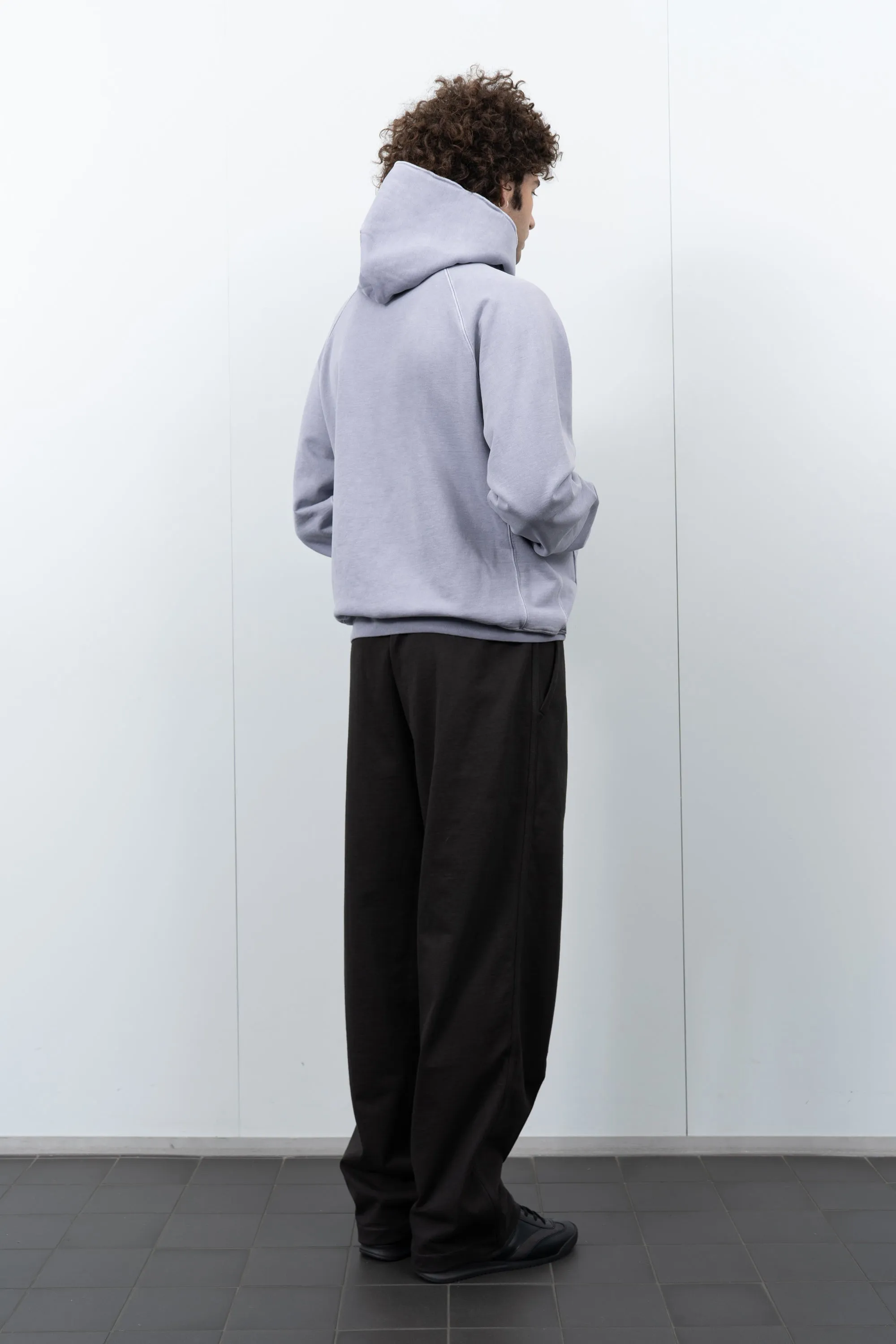 SUPER WEIGHTED HOODIE - LILAC GREY sold by Lady White Co. product image thumbnail 3