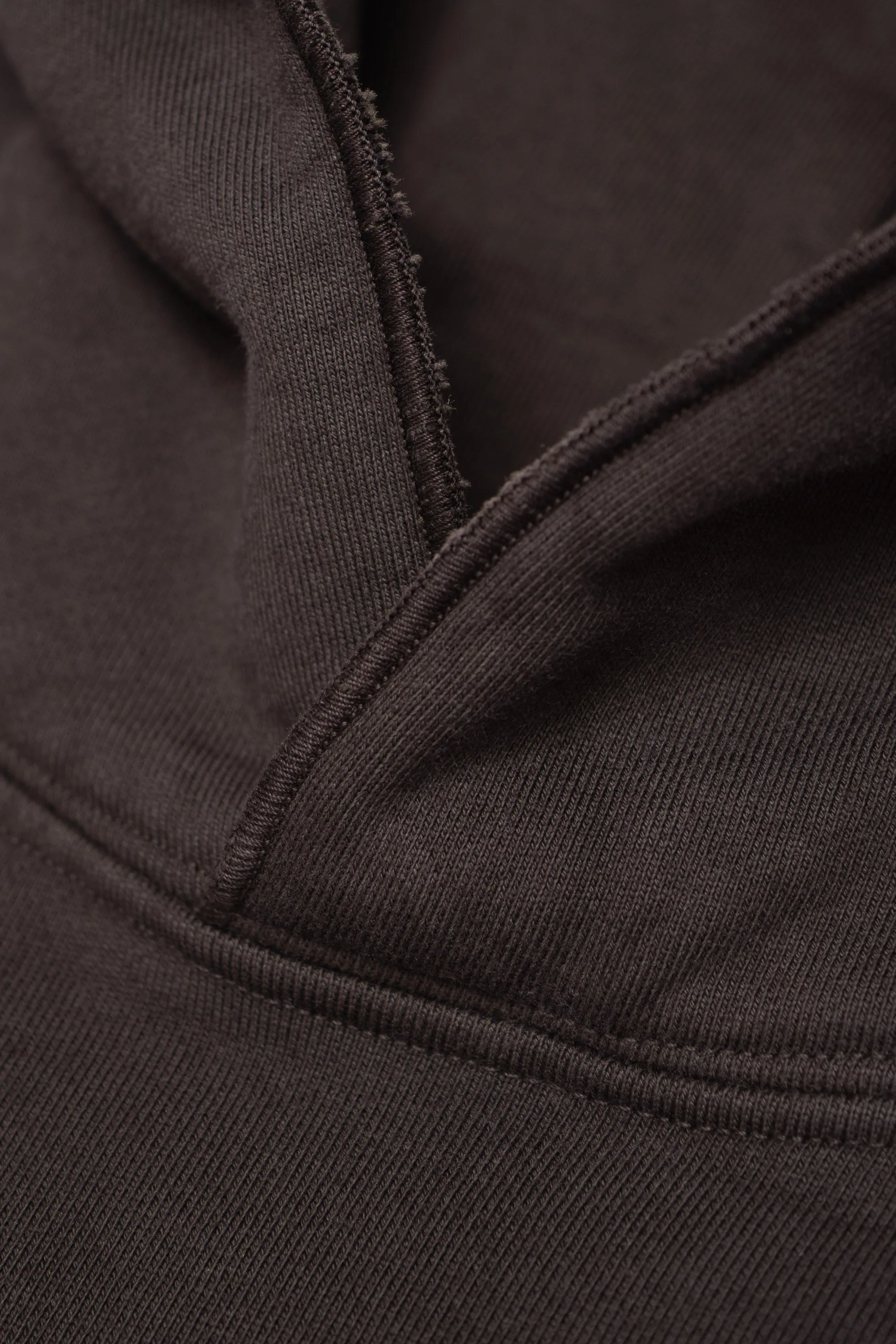 SUPER WEIGHTED HOODIE - BLACK MUSHROOM sold by Lady White Co. product image thumbnail 4