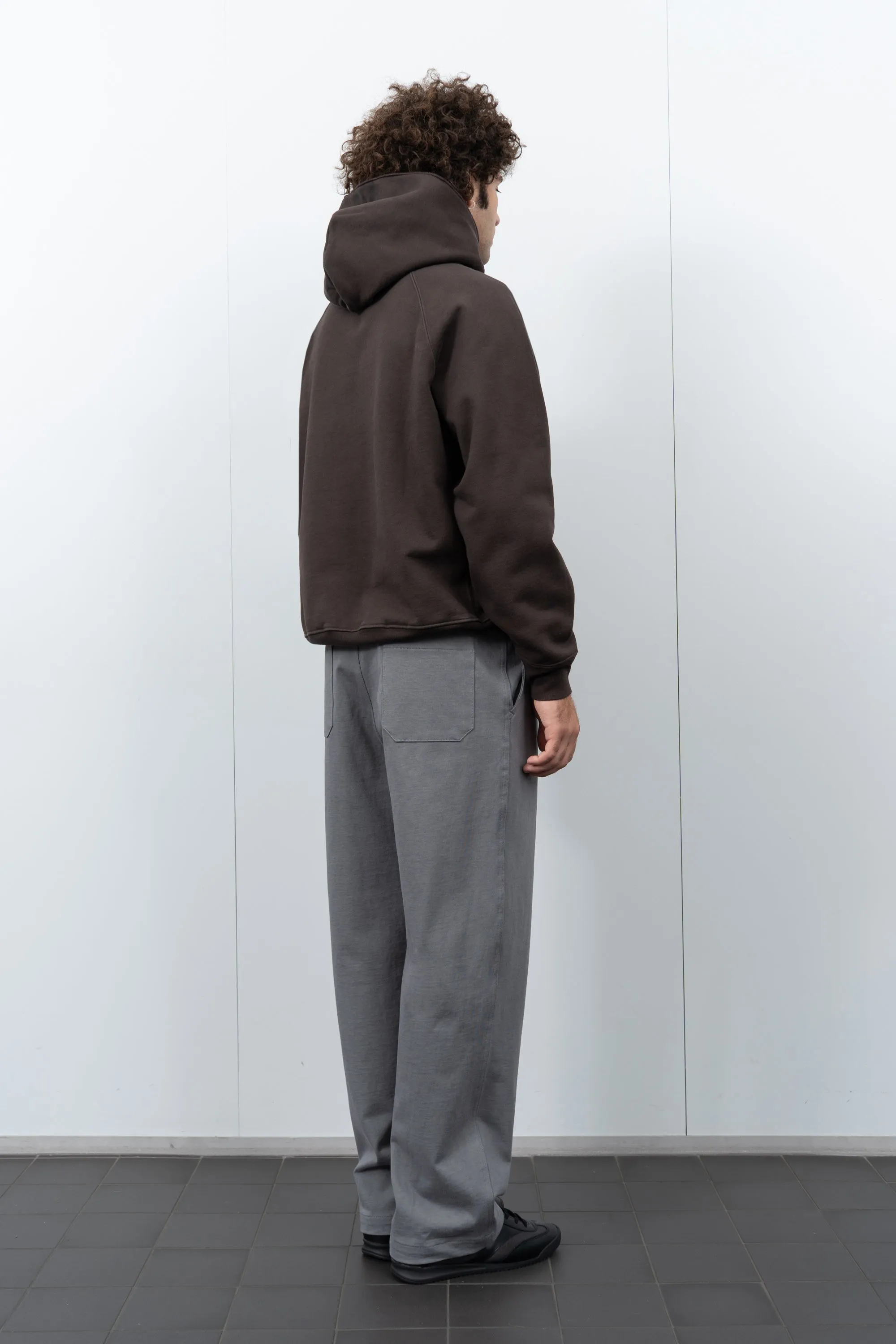 SUPER WEIGHTED HOODIE - BLACK MUSHROOM sold by Lady White Co. product image thumbnail 3