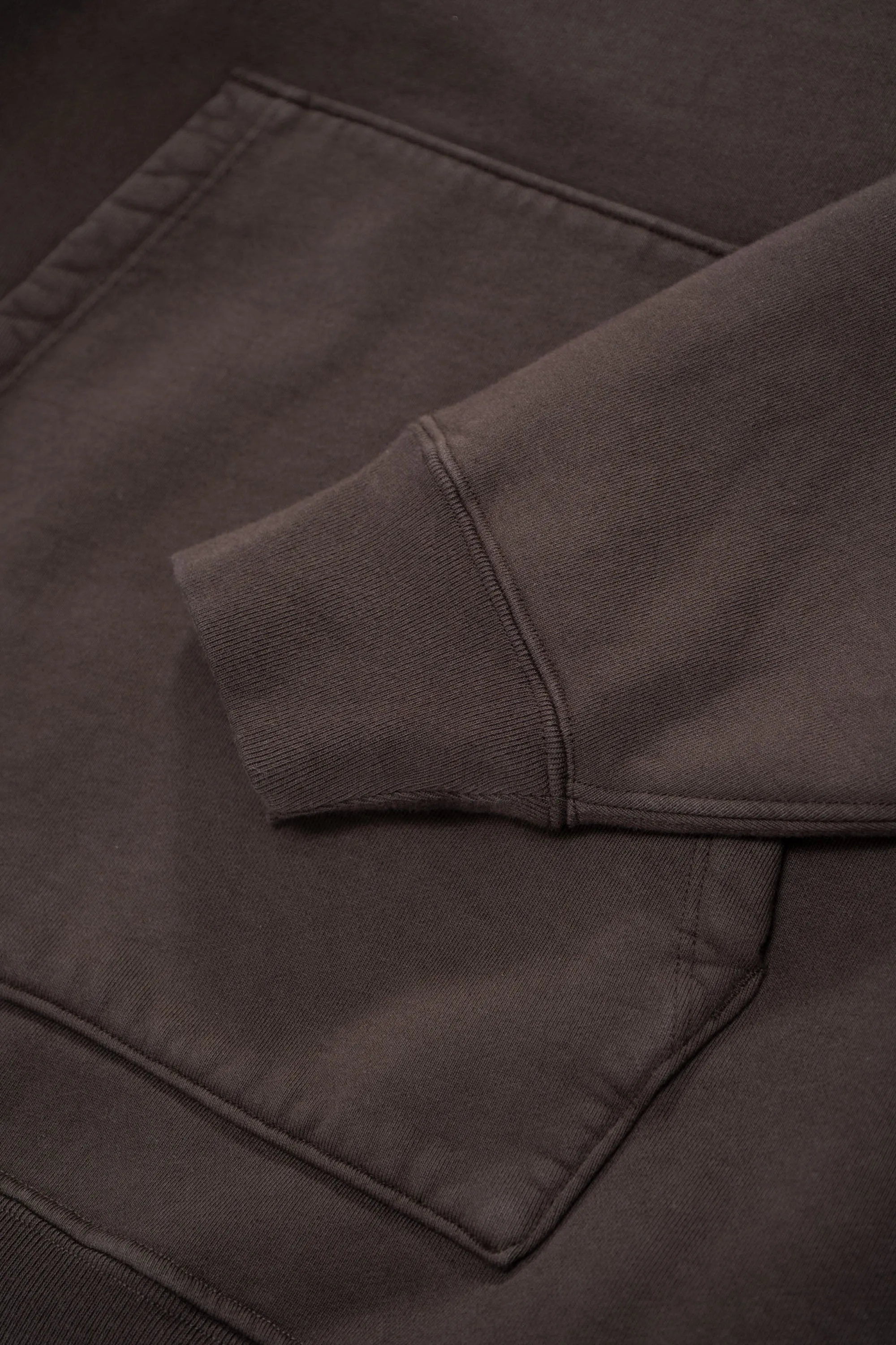 SUPER WEIGHTED HOODIE - BLACK MUSHROOM sold by Lady White Co. product image thumbnail 5