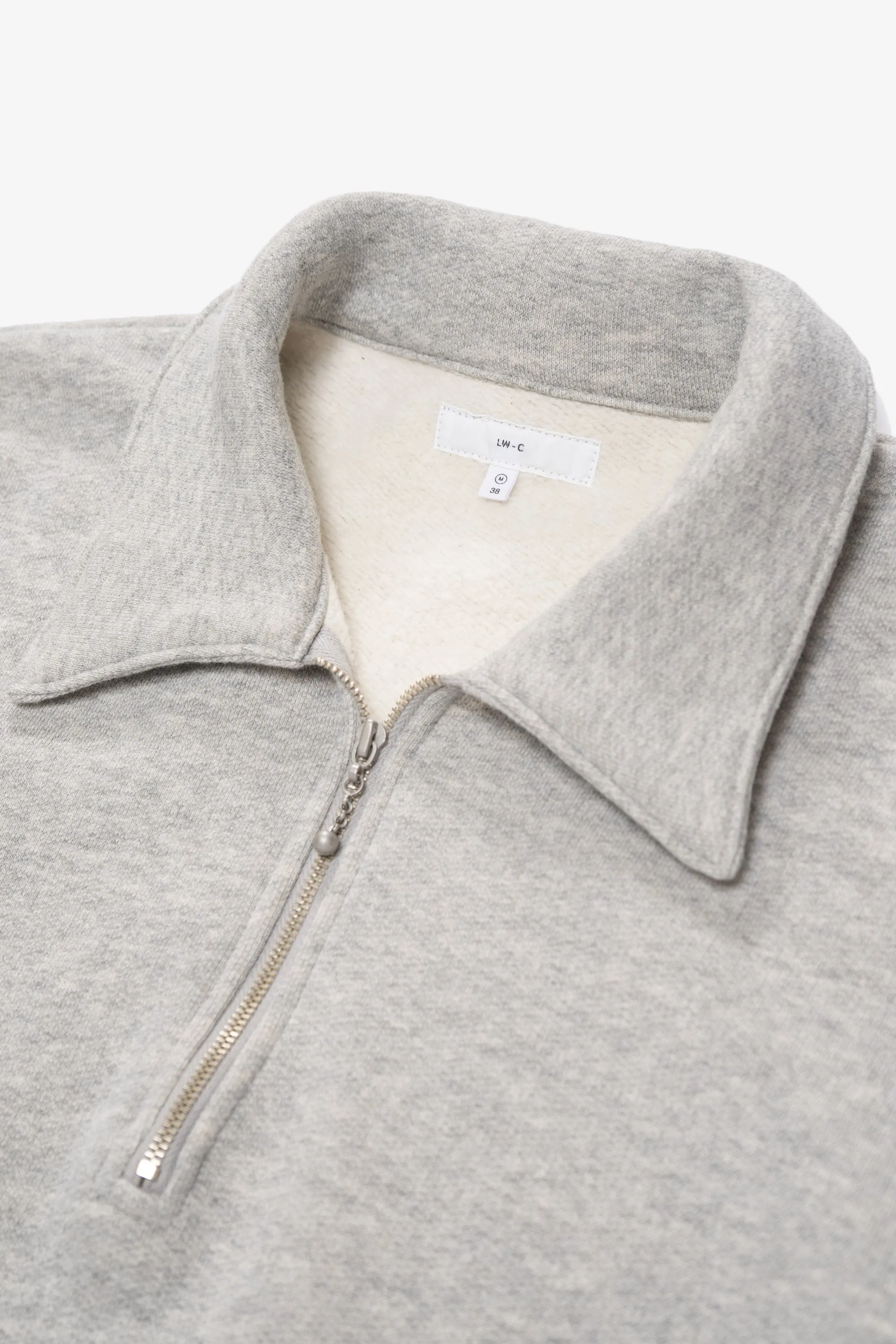 CW QUARTER ZIP SWEATSHIRT - HEATHER GREY sold by Lady White Co. product image thumbnail 4