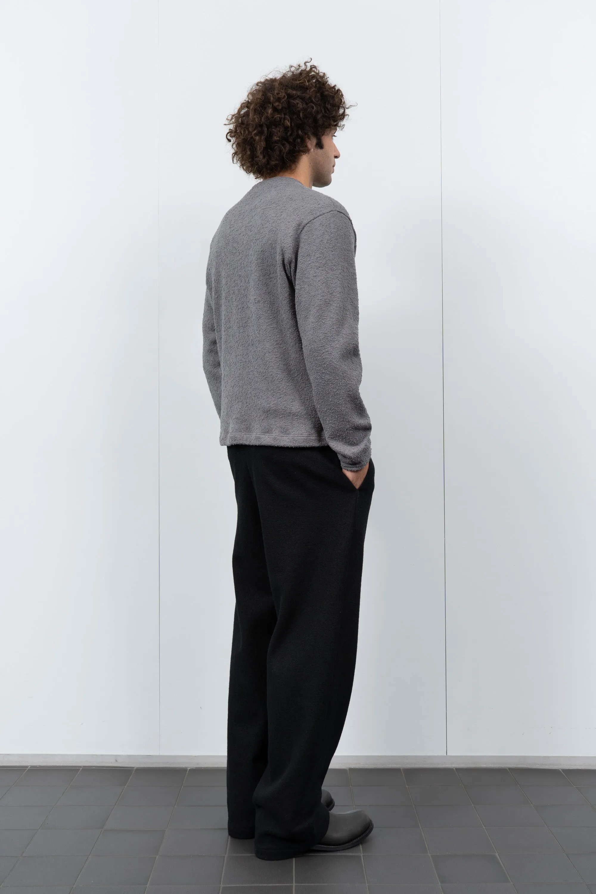 TEDDY HIGH V-NECK - KELP sold by Lady White Co. product image thumbnail 3