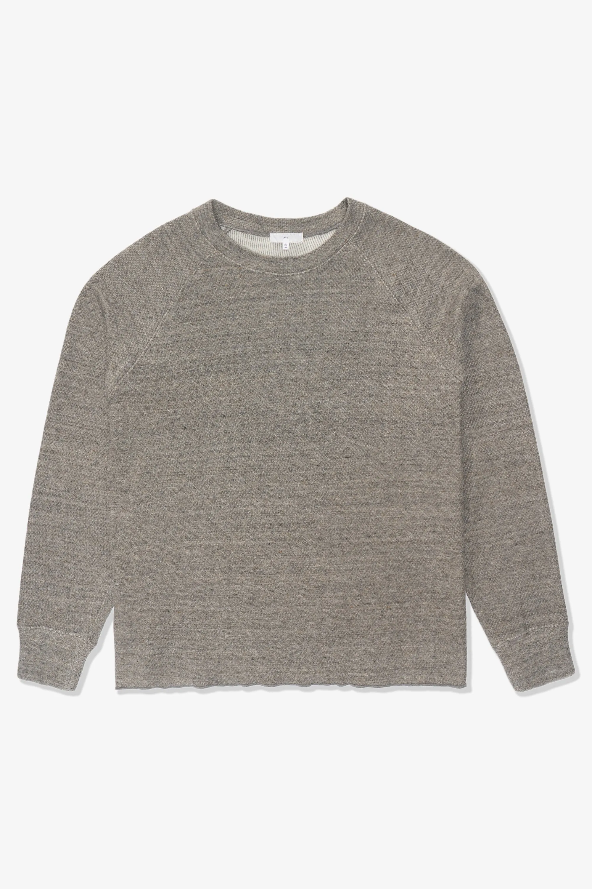 RAGLAN THERMAL - GREY MELANGE sold by Lady White Co.