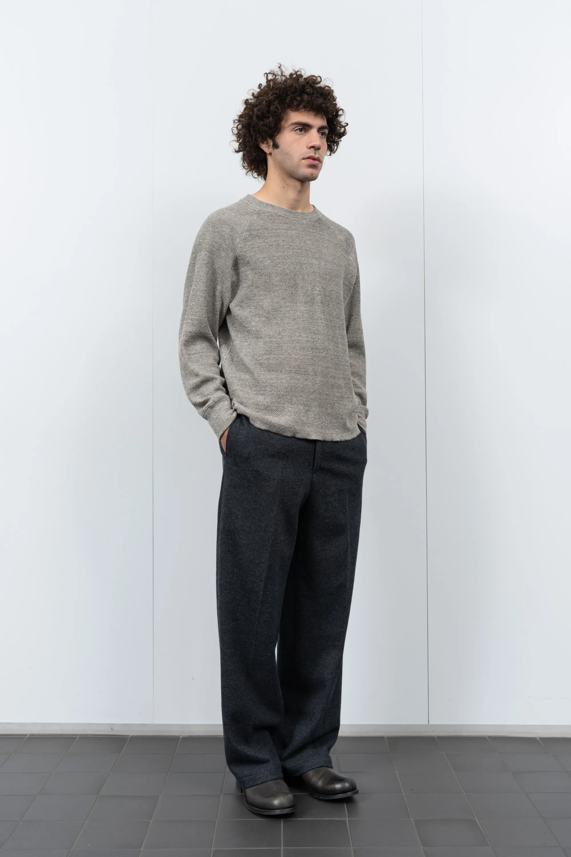 RAGLAN THERMAL - GREY MELANGE sold by Lady White Co. product image thumbnail 2