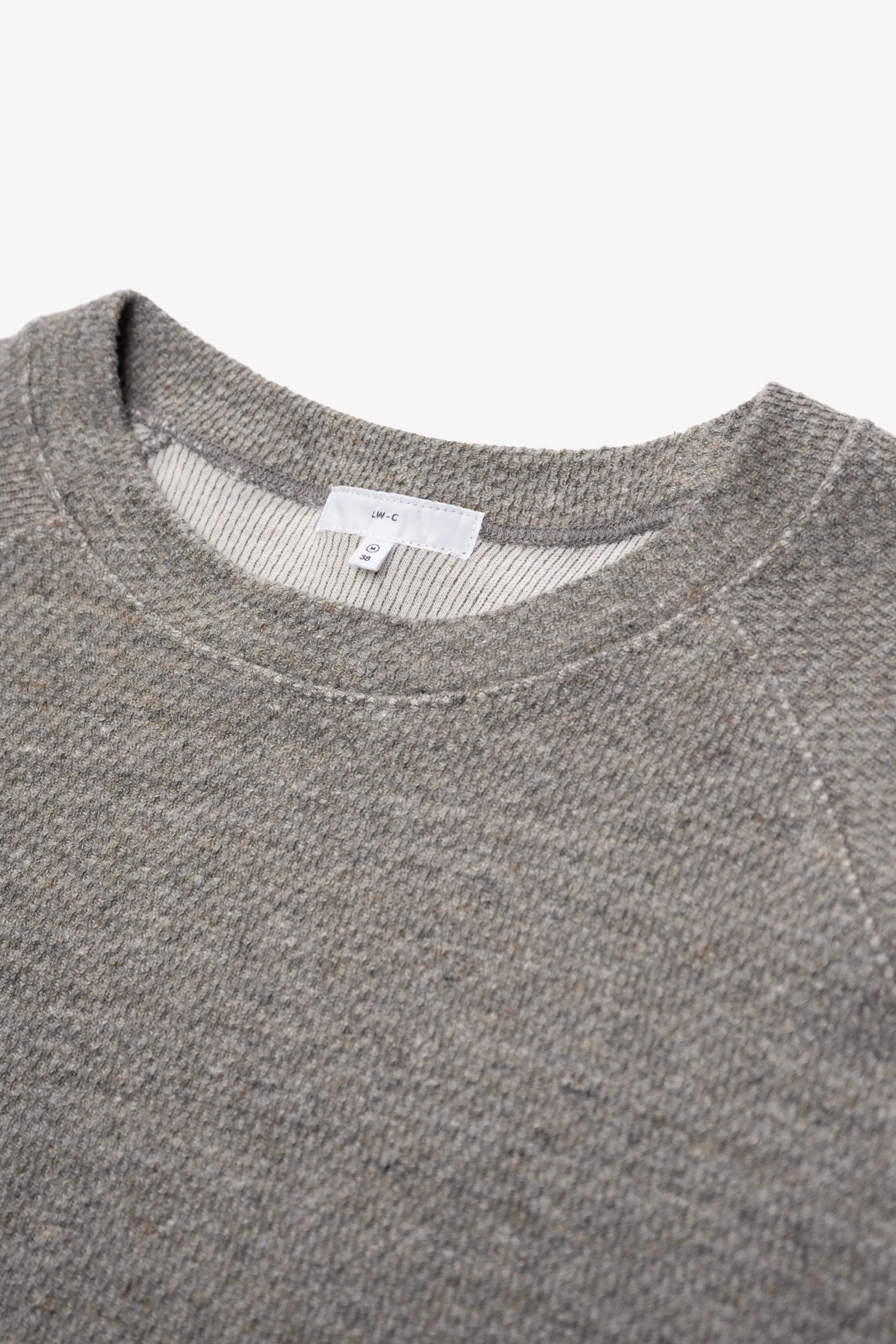 RAGLAN THERMAL - GREY MELANGE sold by Lady White Co. product image thumbnail 4