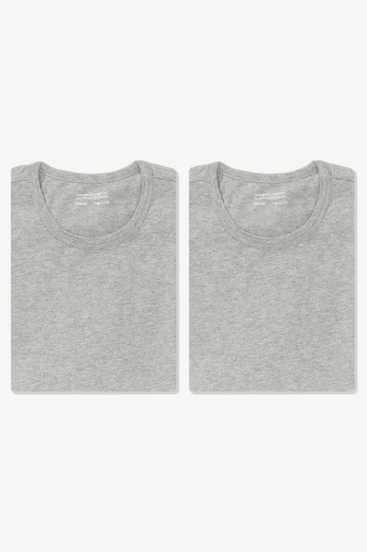 OUR T-SHIRT 2-PACK - HEATHER GREY sold by Lady White Co.