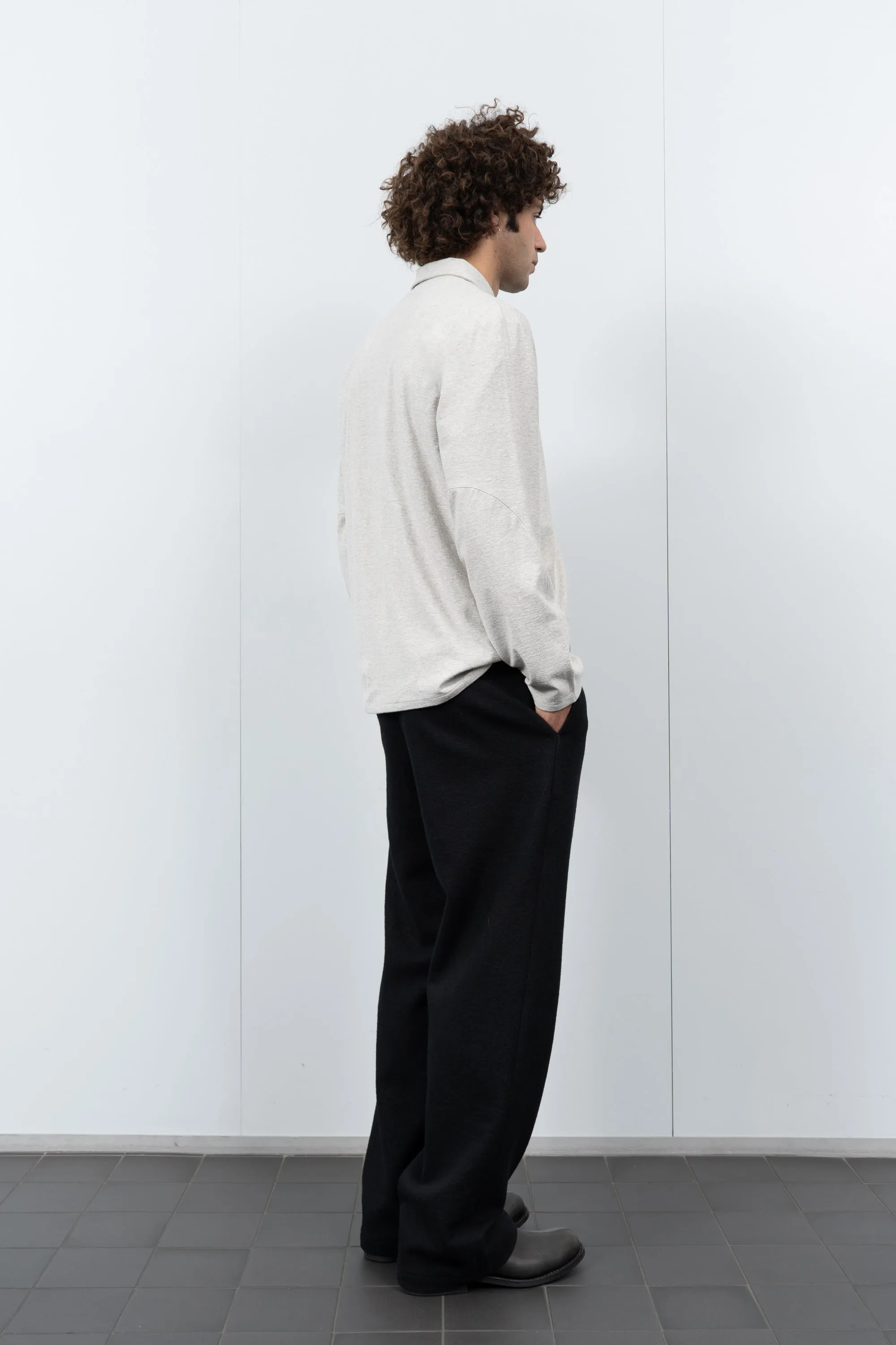 NEP POLO - GREY MELANGE sold by Lady White Co. product image thumbnail 3