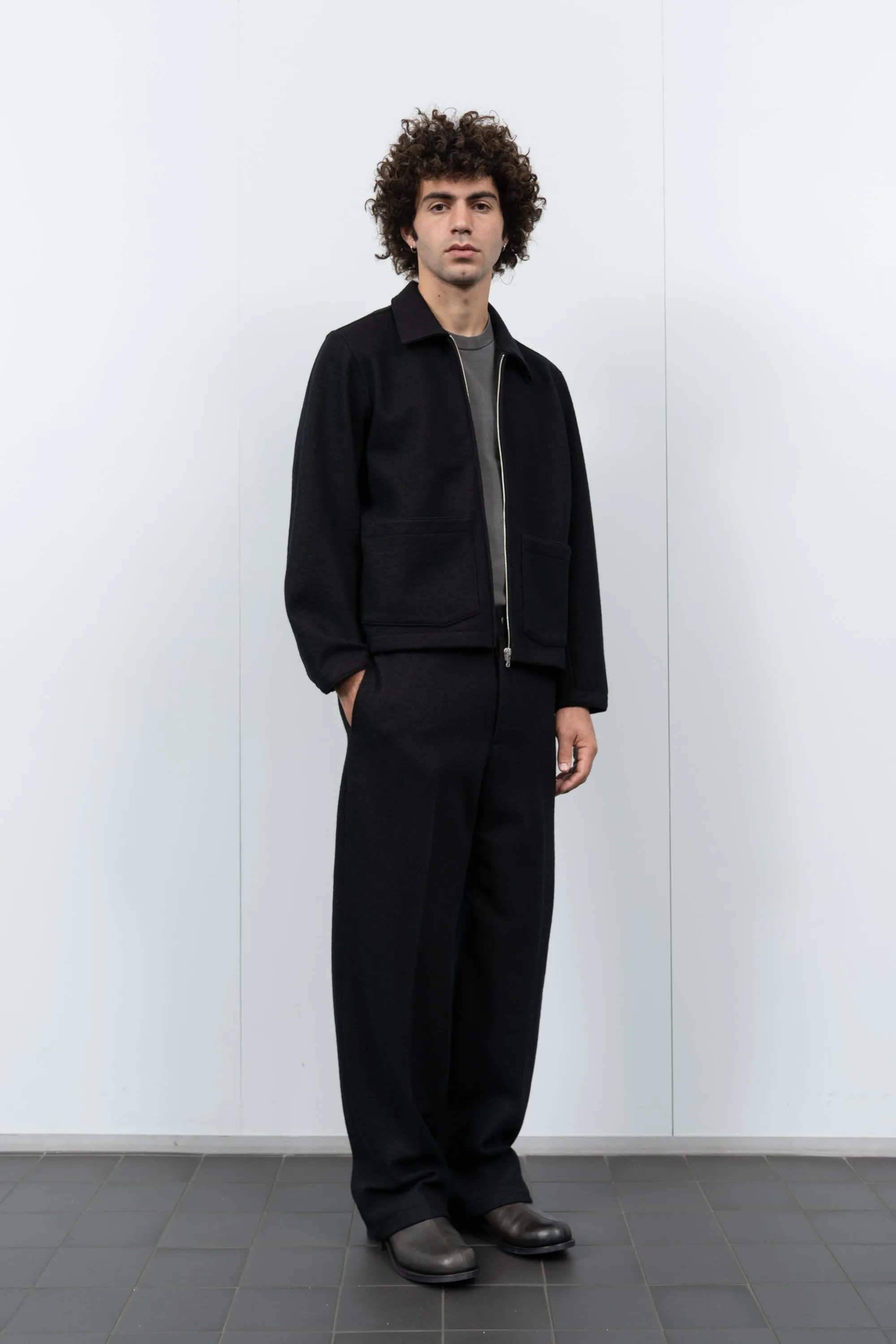 LOMA BLOUSON - BLACK sold by Lady White Co. product image thumbnail 2
