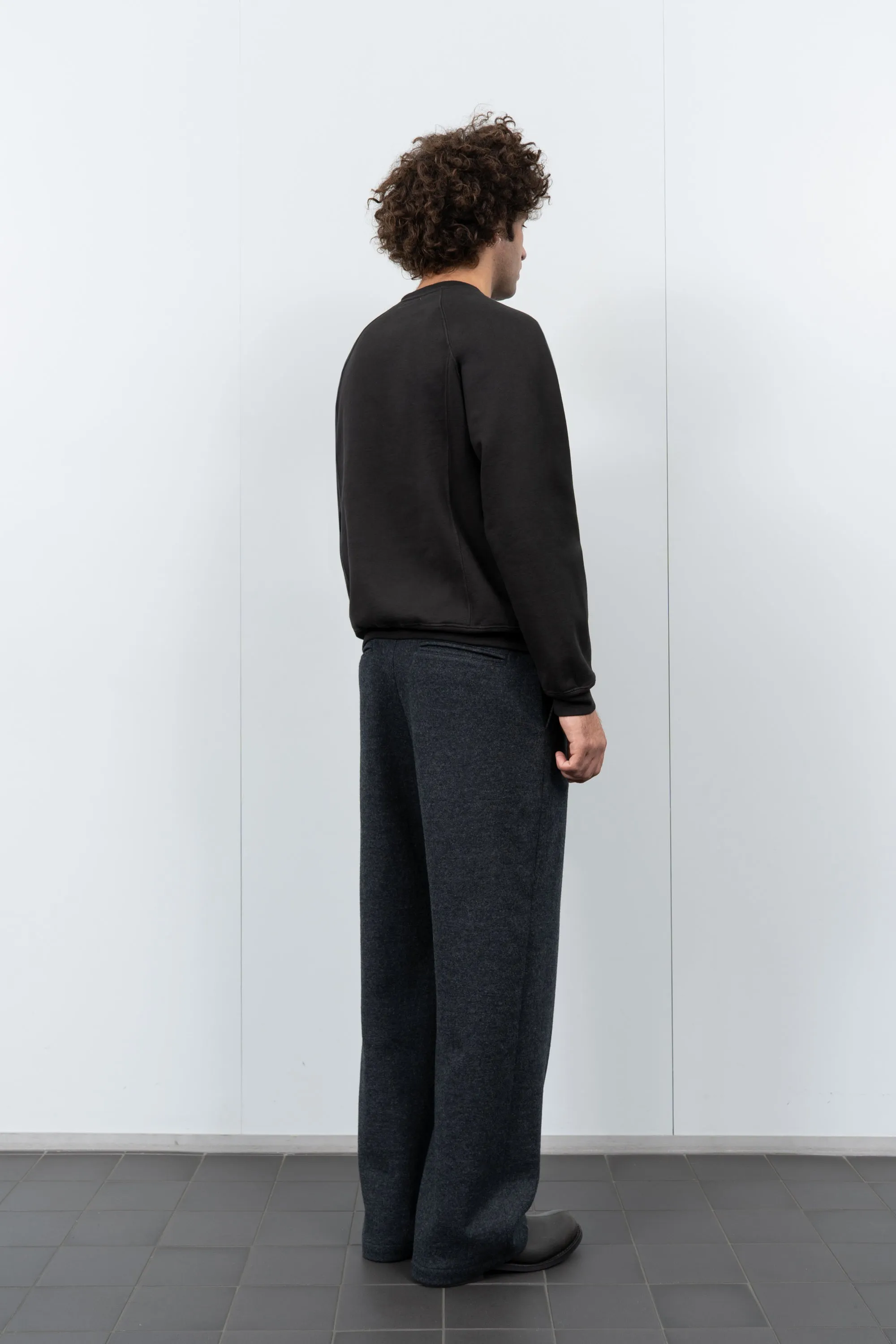 CRATER WOOL TROUSER - CHARCOAL sold by Lady White Co. product image thumbnail 3