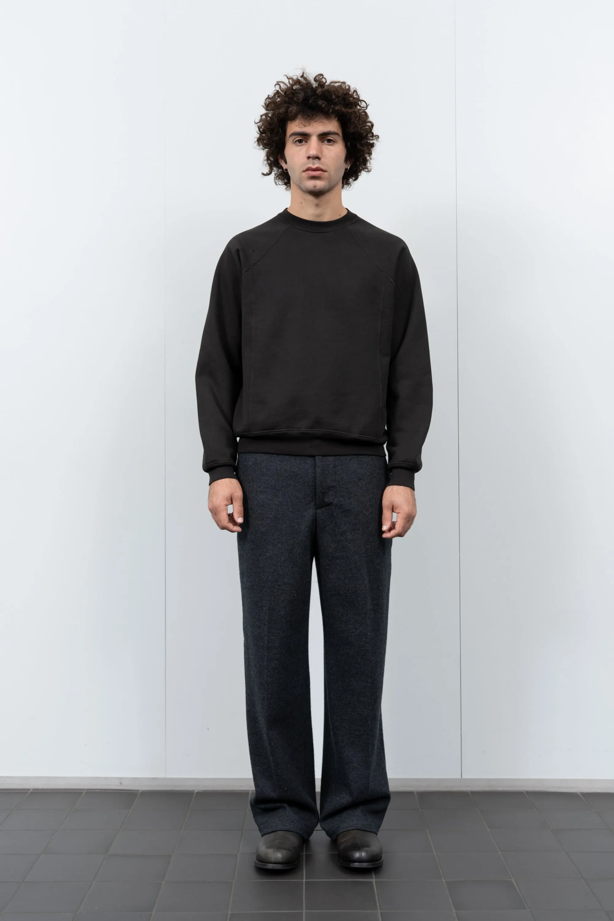 CRATER WOOL TROUSER - CHARCOAL sold by Lady White Co. product image thumbnail 2