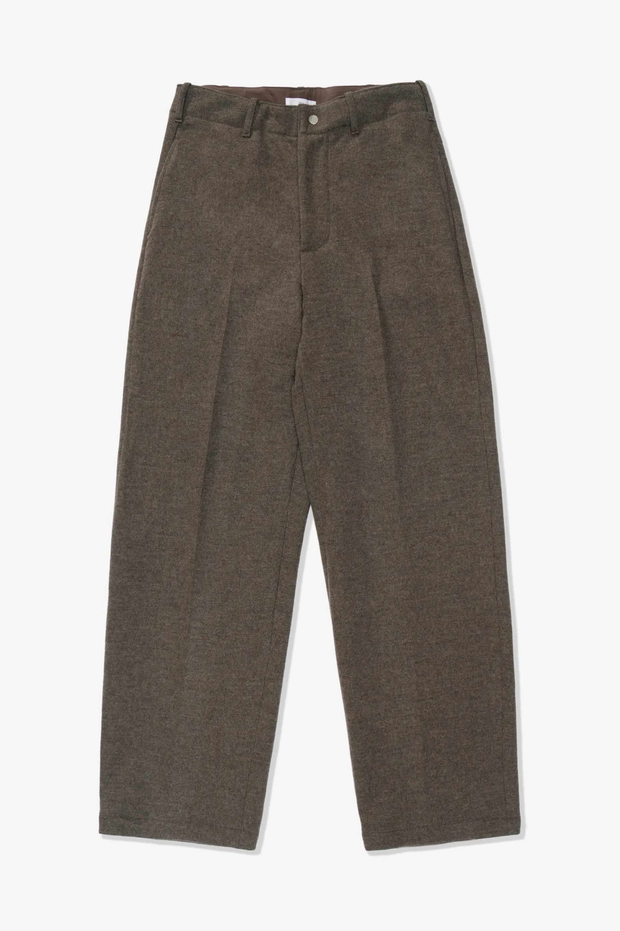 CRATER WOOL TROUSER - CEMENT sold by Lady White Co.