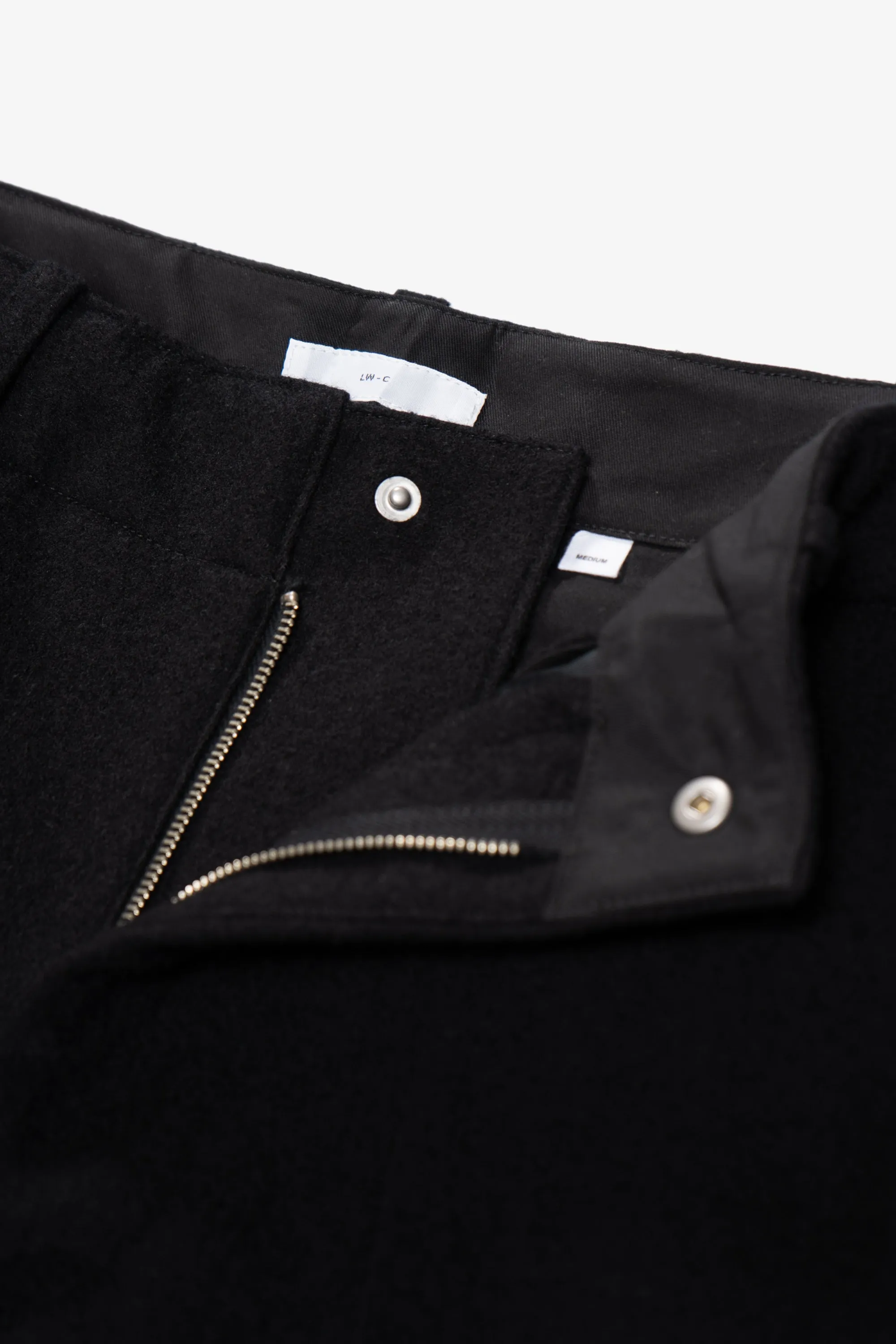 CRATER WOOL TROUSER - BLACK sold by Lady White Co. product image thumbnail 4