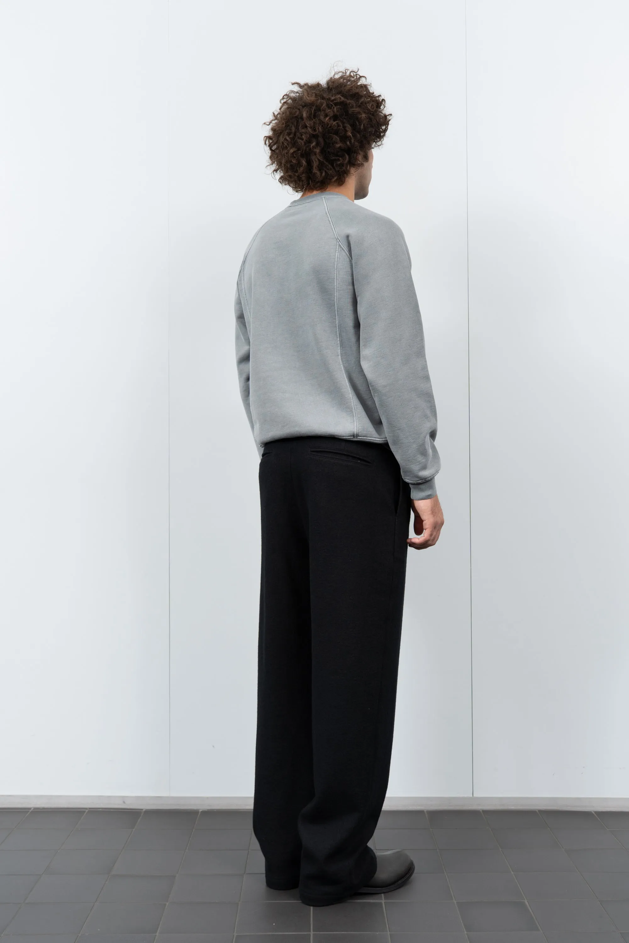 CRATER WOOL TROUSER - BLACK sold by Lady White Co. product image thumbnail 3