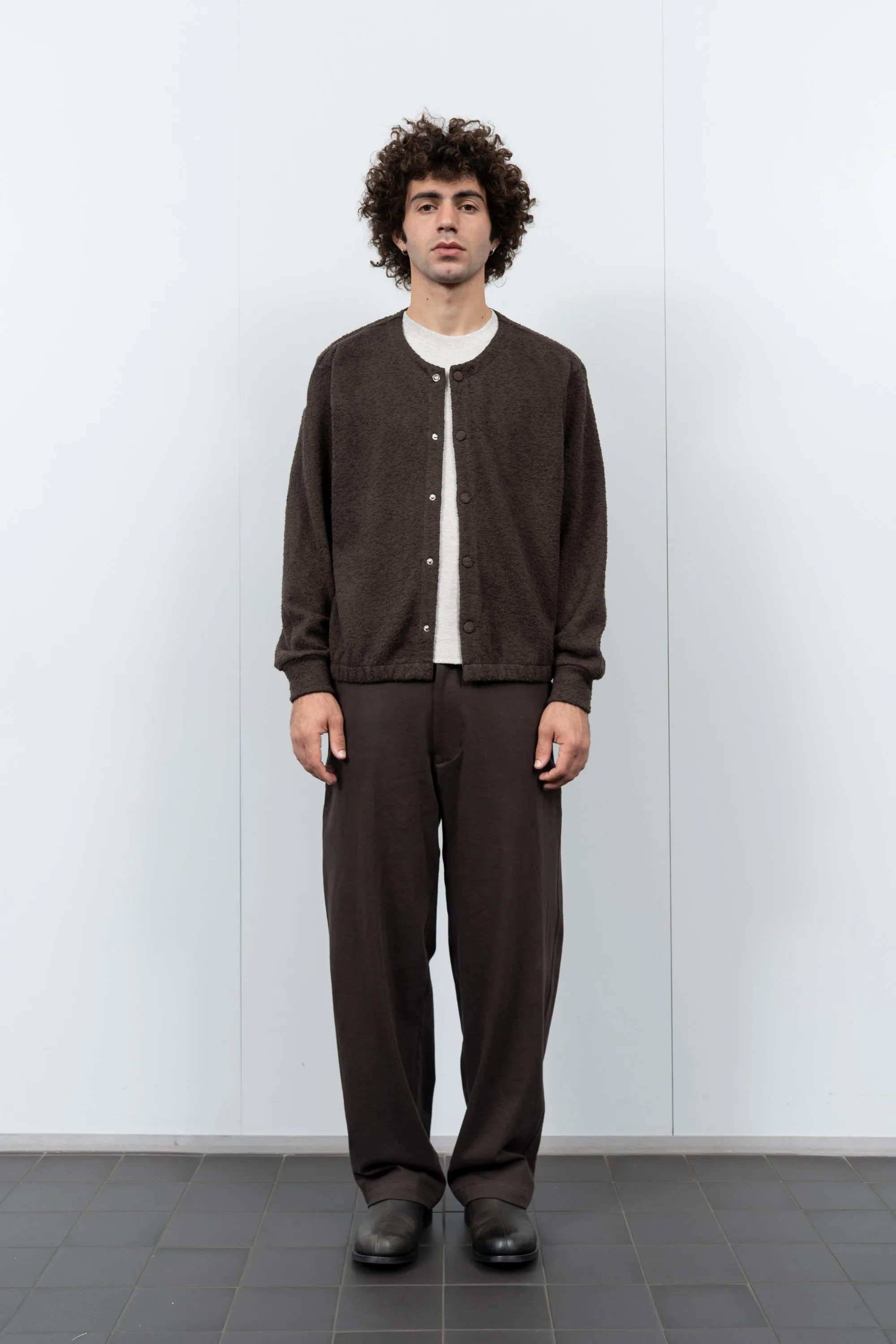 TEDDY CARDIGAN - BLACK MUSHROOM sold by Lady White Co. product image thumbnail 2