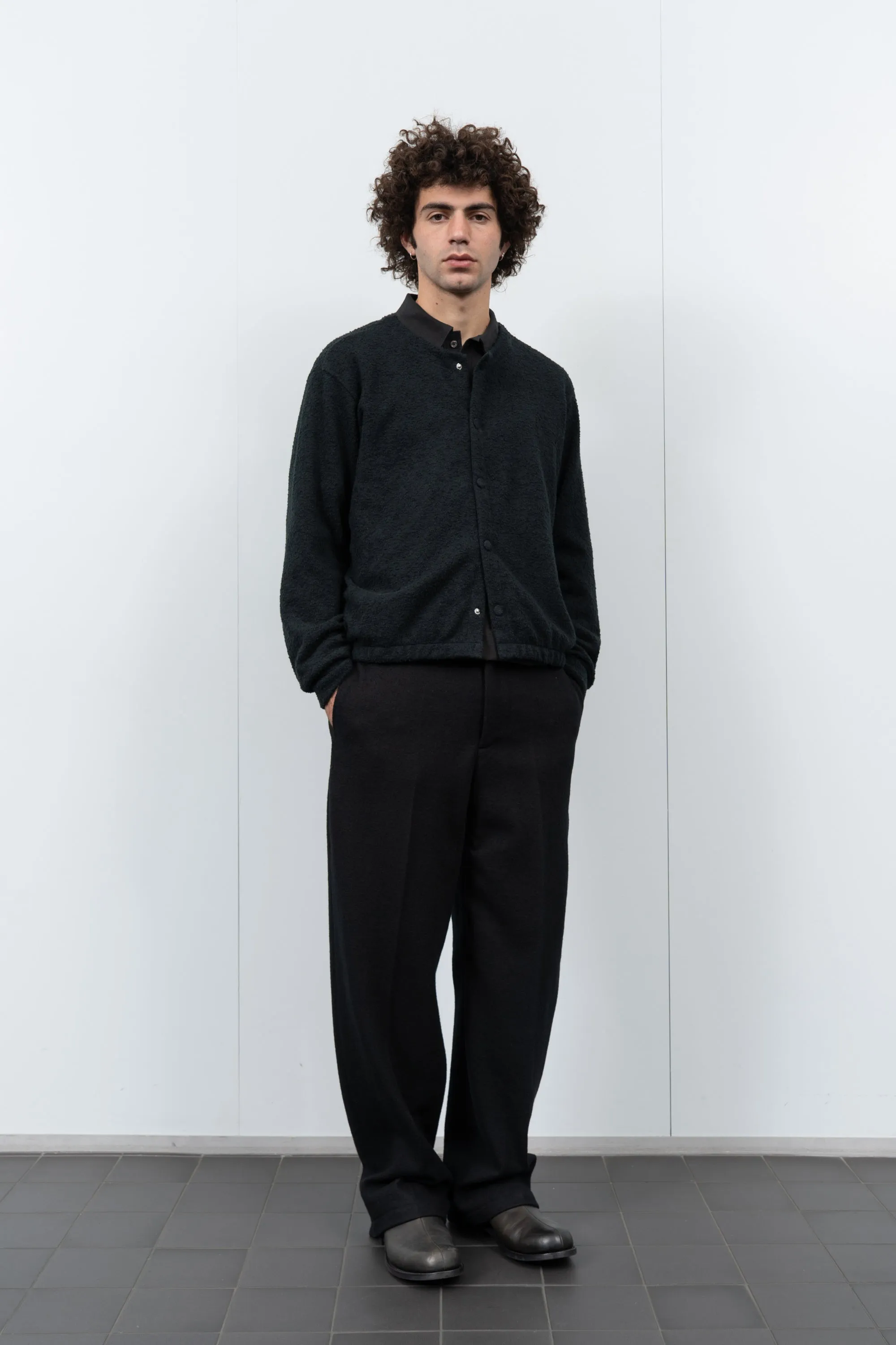 TEDDY CARDIGAN - BLACK sold by Lady White Co. product image thumbnail 2