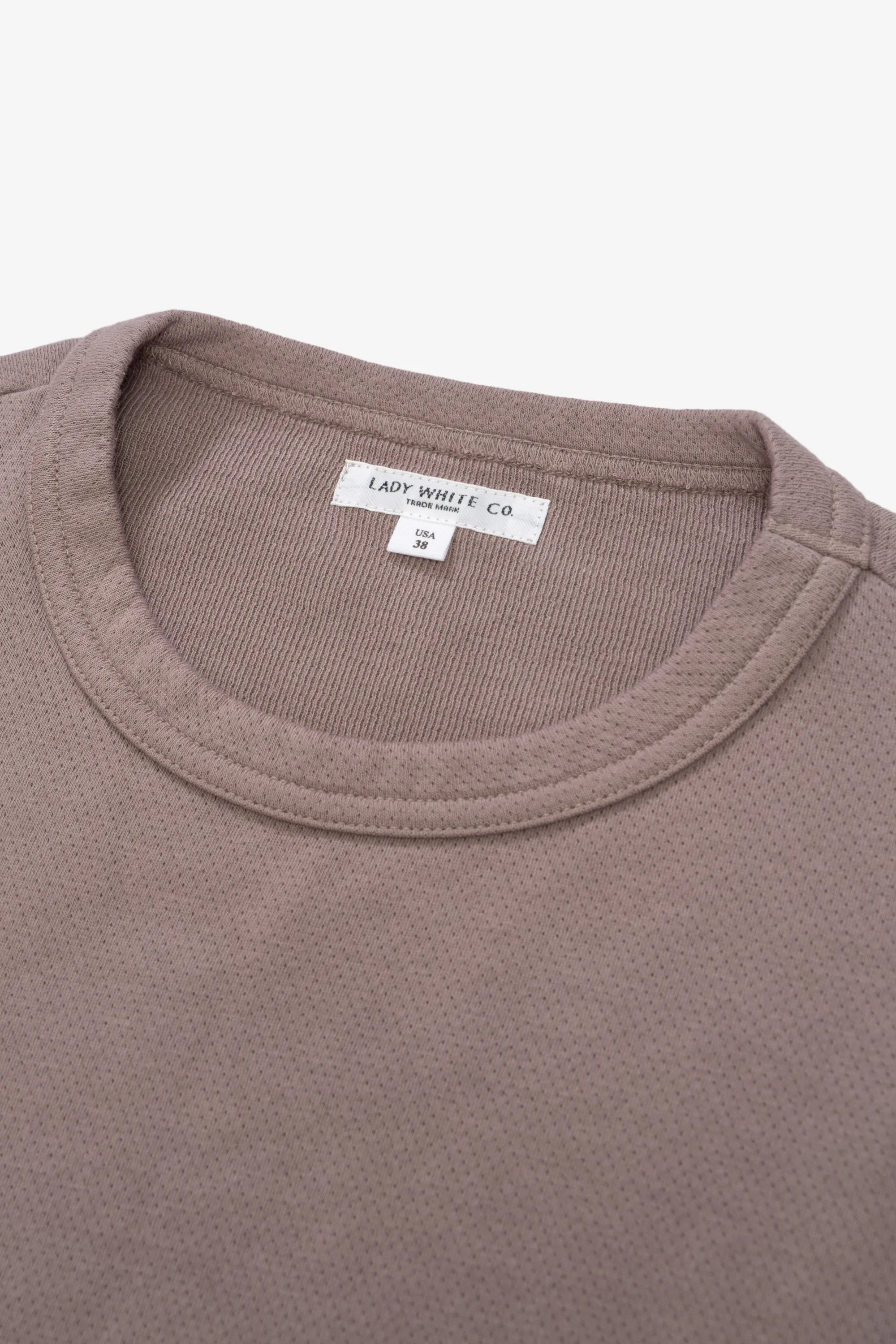 L/S MESH TOP - PALE PURPLE sold by Lady White Co. product image thumbnail 4