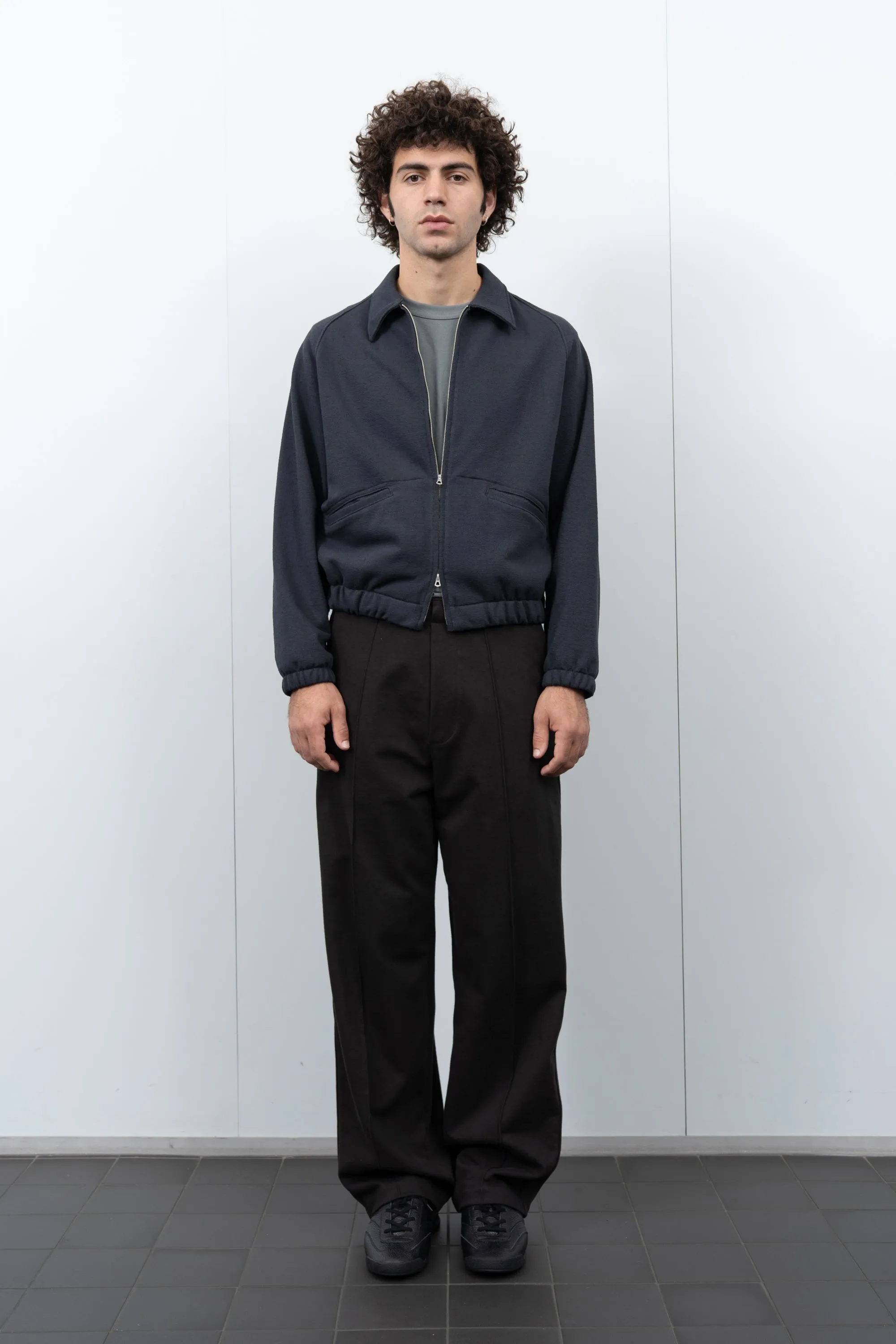 TEXTURED COACH JACKET - PITCH NAVY sold by Lady White Co. product image thumbnail 2