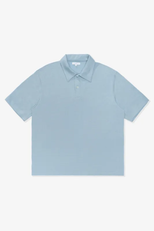 SUMMER WOOL POLO - LIGHT BLUE sold by Lady White Co.