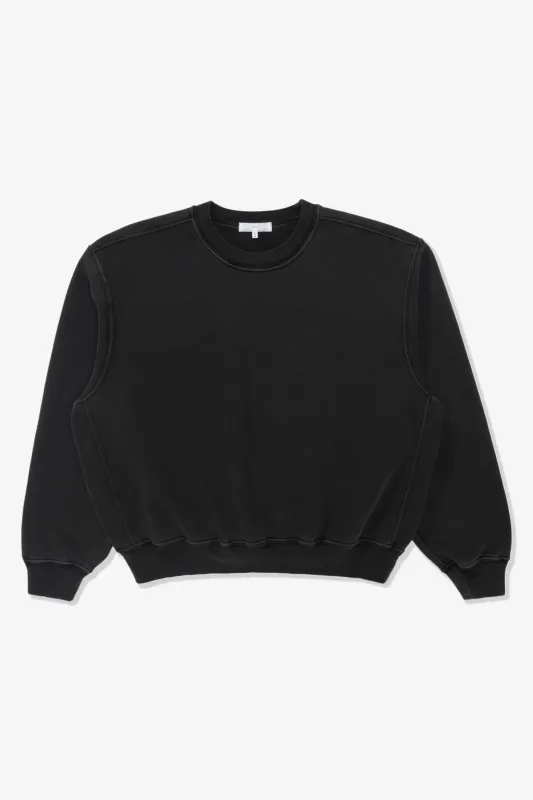 MINI CREWNECK - PIGMENT CHARCOAL made by Lady White Co.