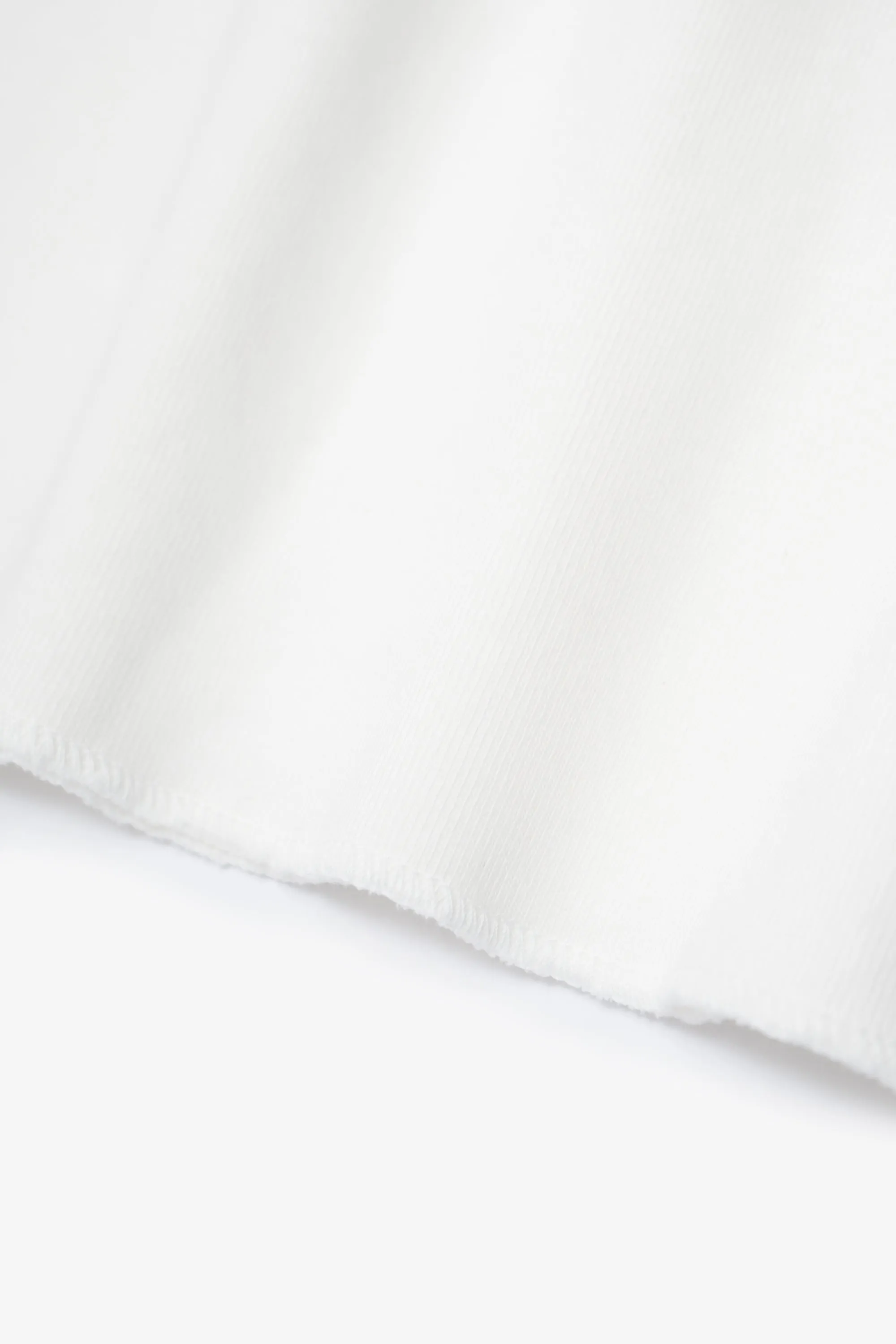 HIGH V-NECK T-SHIRT - WHITE sold by Lady White Co. product image thumbnail 5