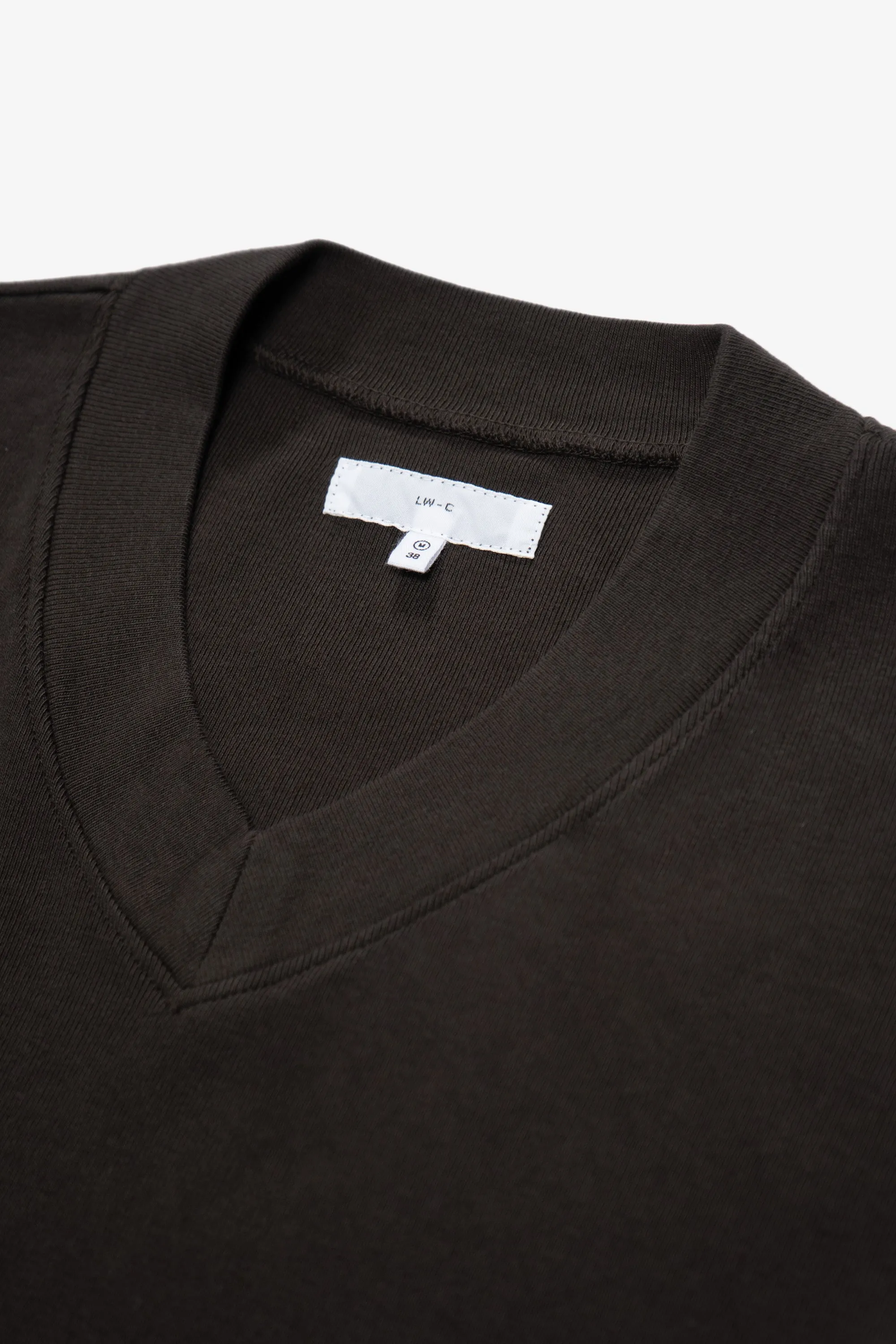 HIGH V-NECK T-SHIRT - TIMBER sold by Lady White Co. product image thumbnail 4