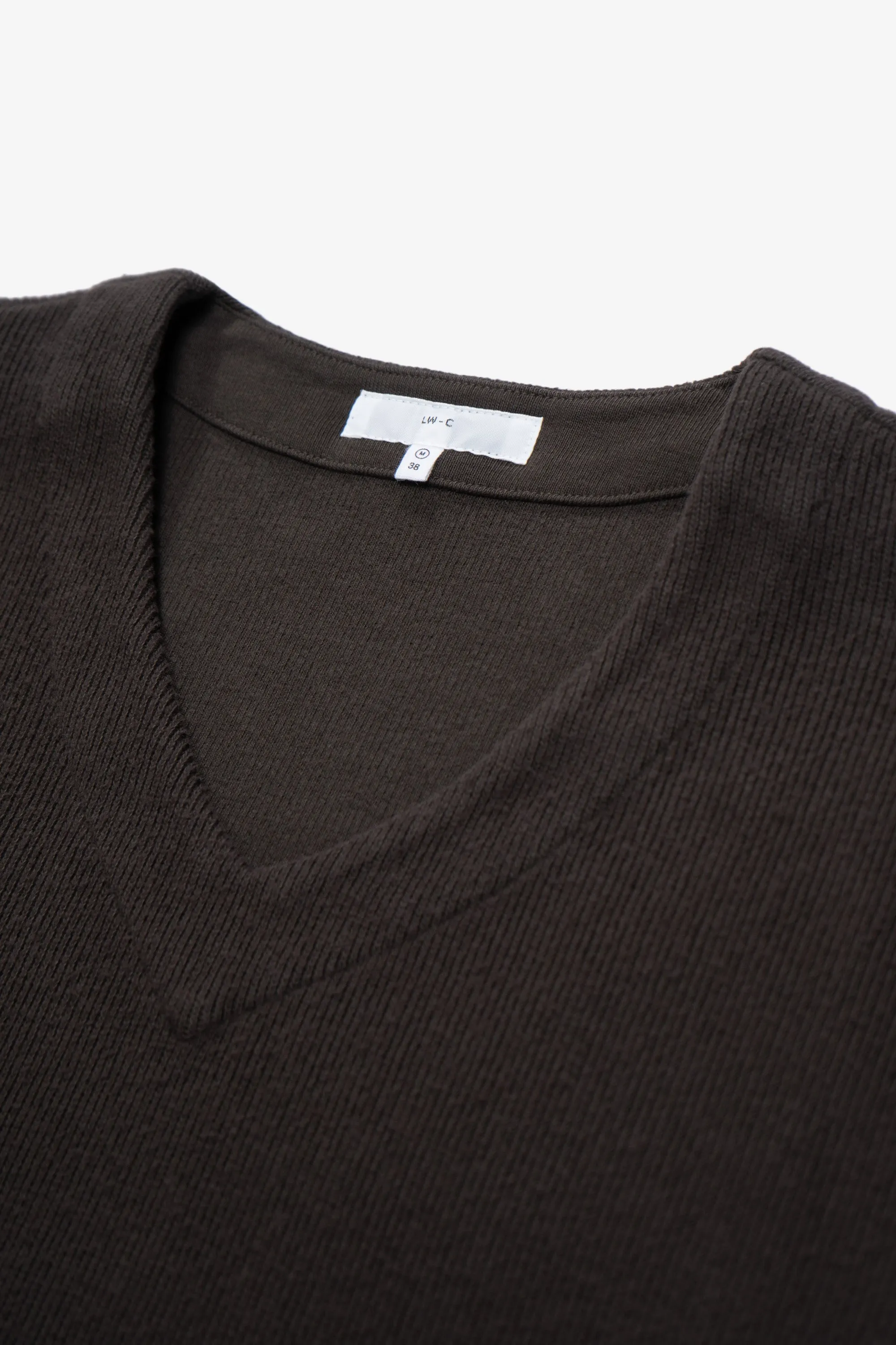 CROPPED V-NECK SWEATER - TIMBER sold by Lady White Co. product image thumbnail 4