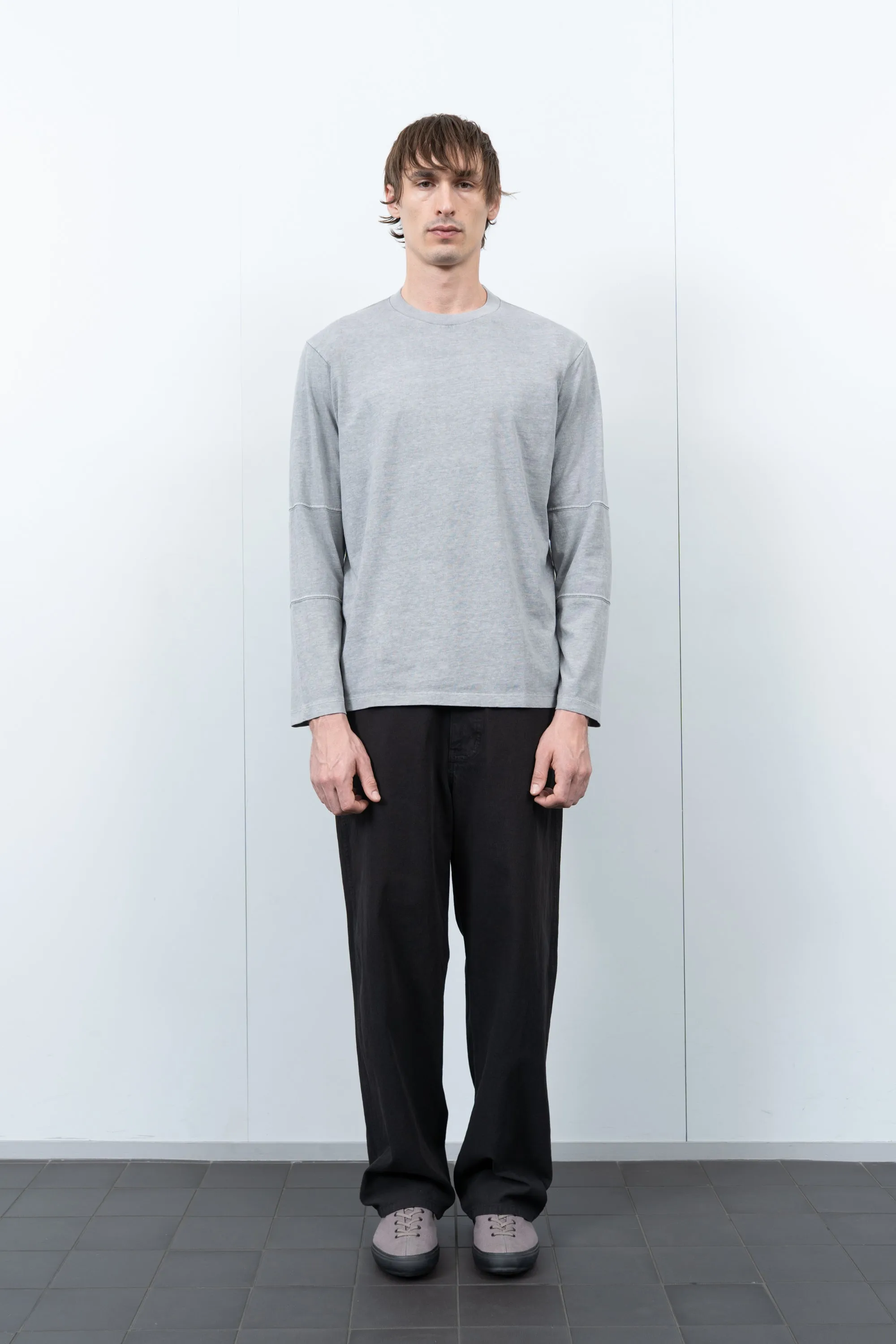 TRI-PANEL L/S T-SHIRT - PIGMENT CHALK sold by Lady White Co. product image thumbnail 2