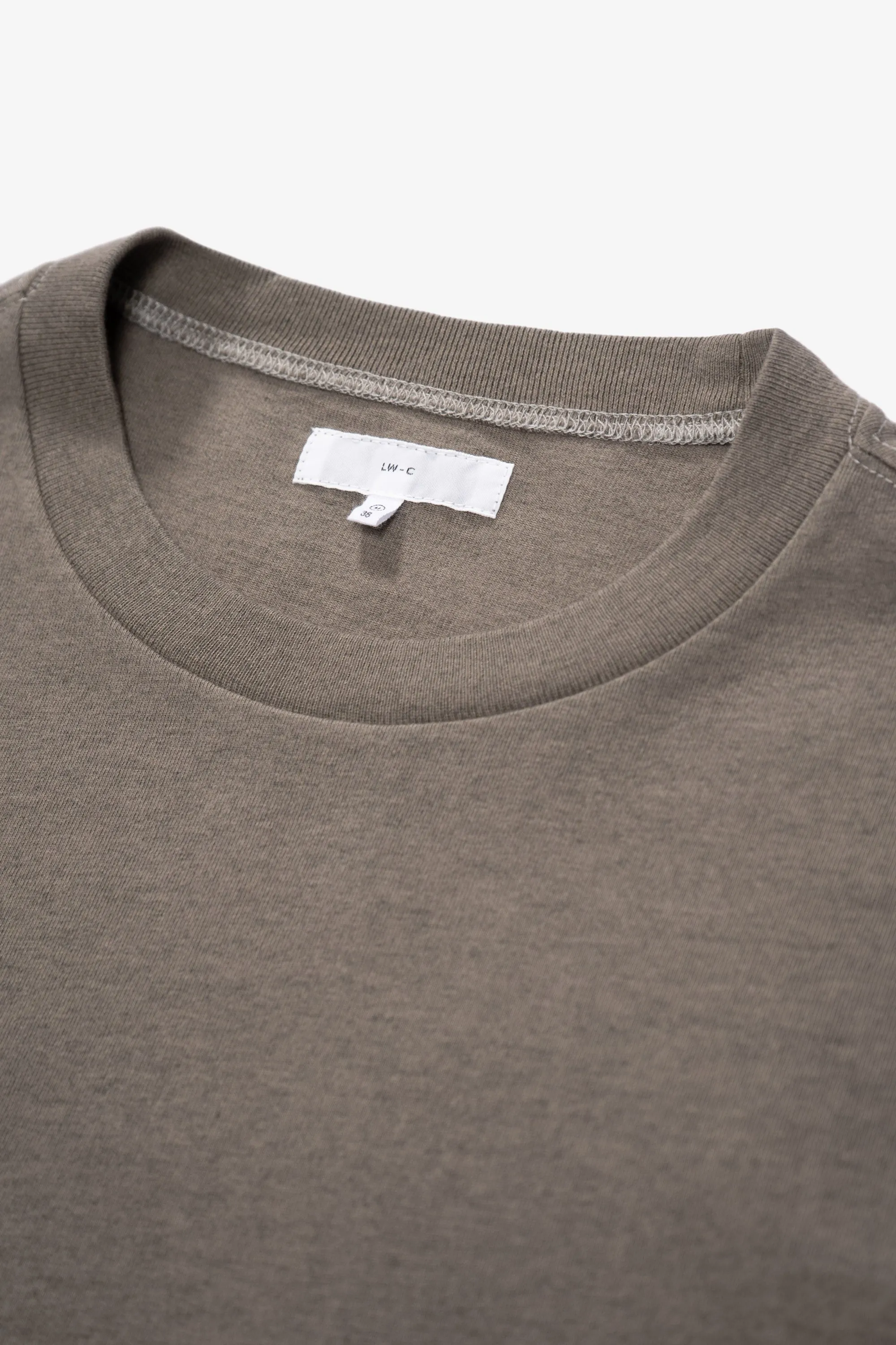 TRI-PANEL L/S T-SHIRT - ANVIL MELANGE sold by Lady White Co. product image thumbnail 4