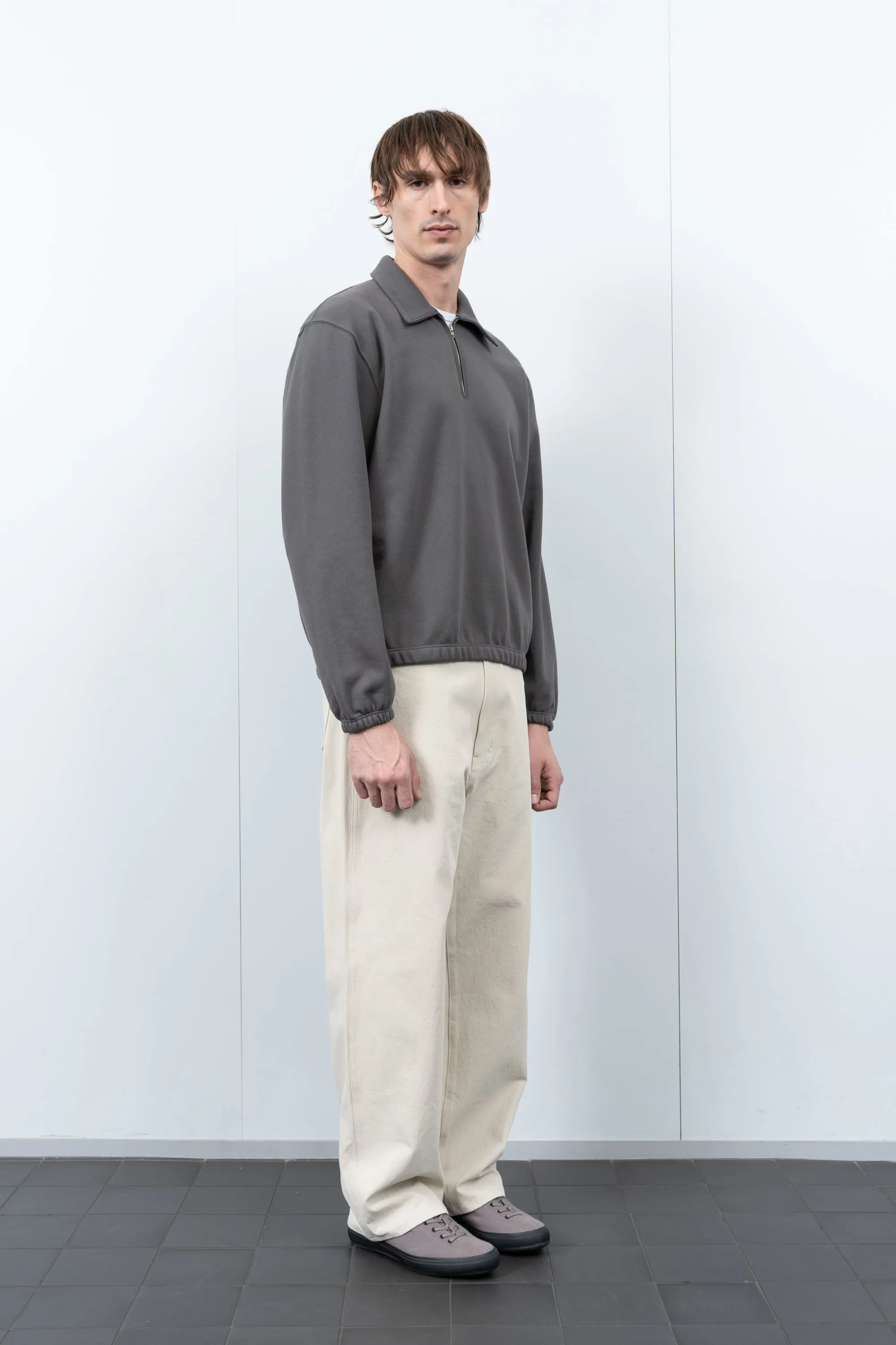 TOPPER 1/4 ZIP - PEWTER sold by Lady White Co. product image thumbnail 3
