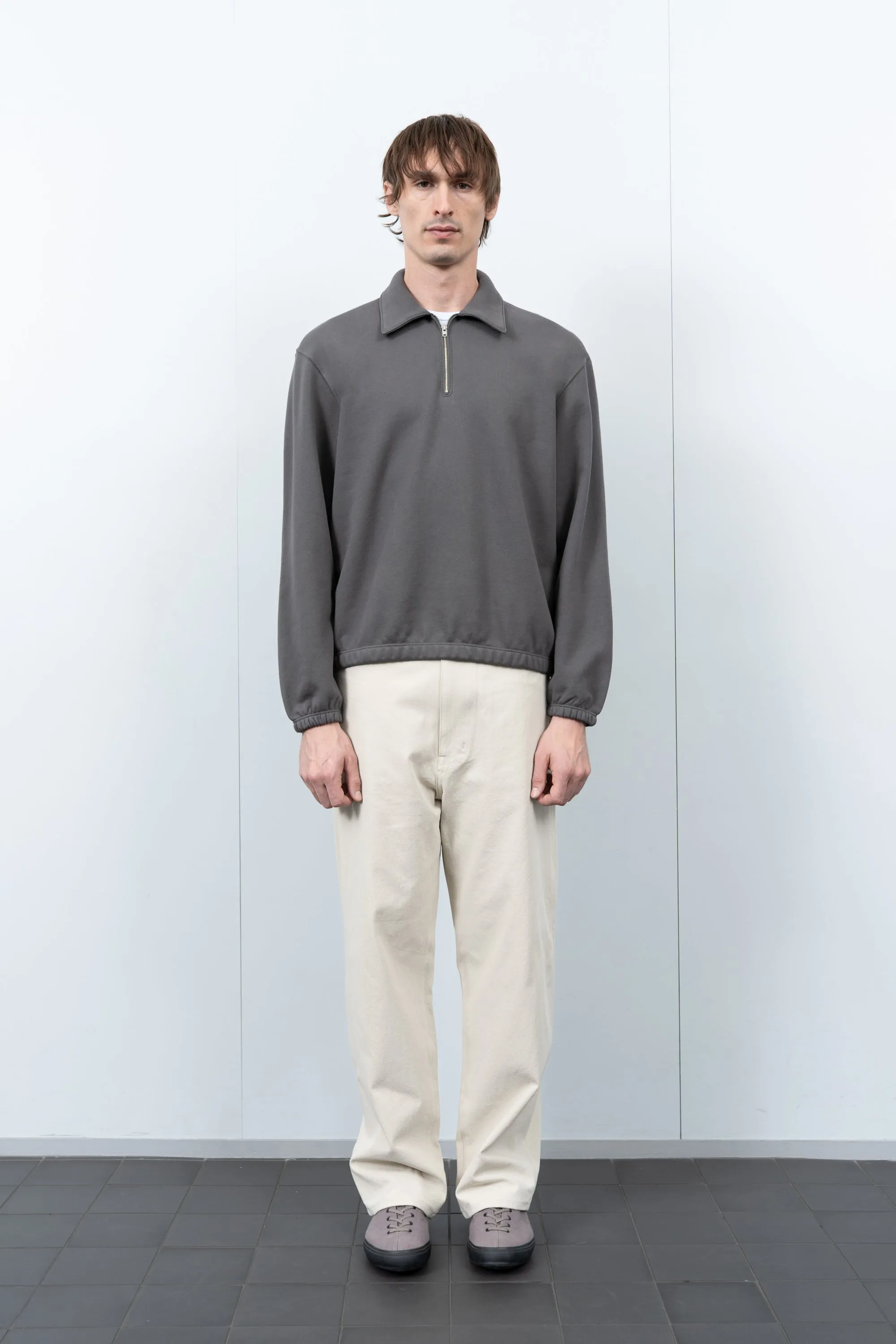 TOPPER 1/4 ZIP - PEWTER sold by Lady White Co. product image thumbnail 2