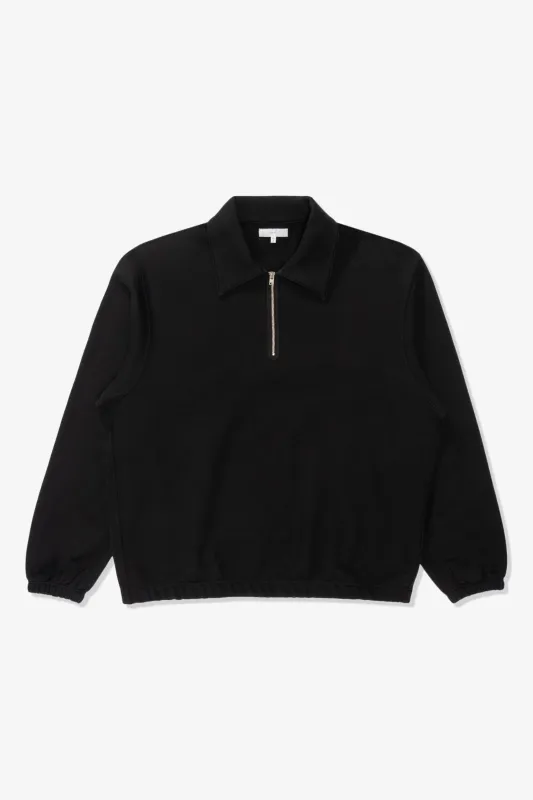 TOPPER 1/4 ZIP - BLACK made by Lady White Co.