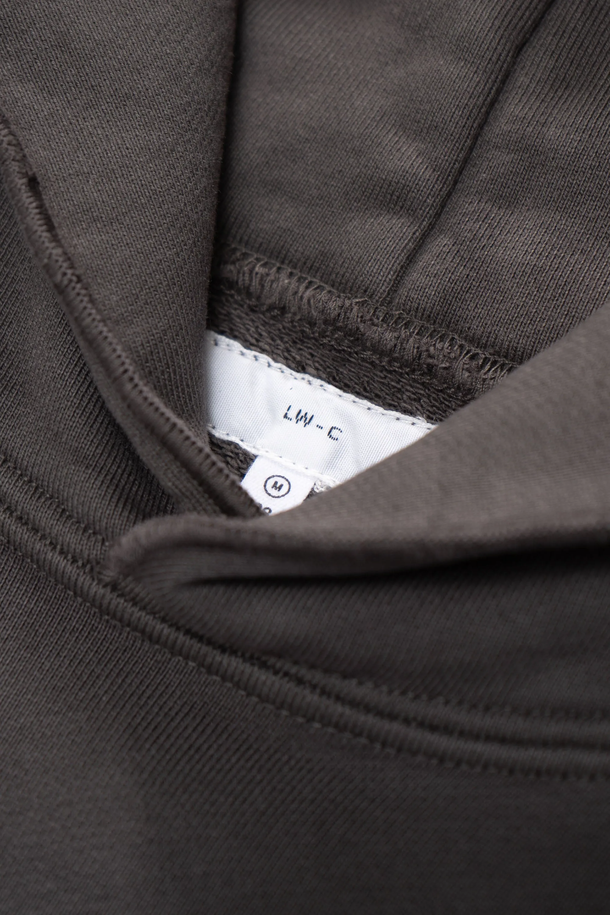 SUPER WEIGHTED HOODIE - PEWTER sold by Lady White Co. product image thumbnail 4