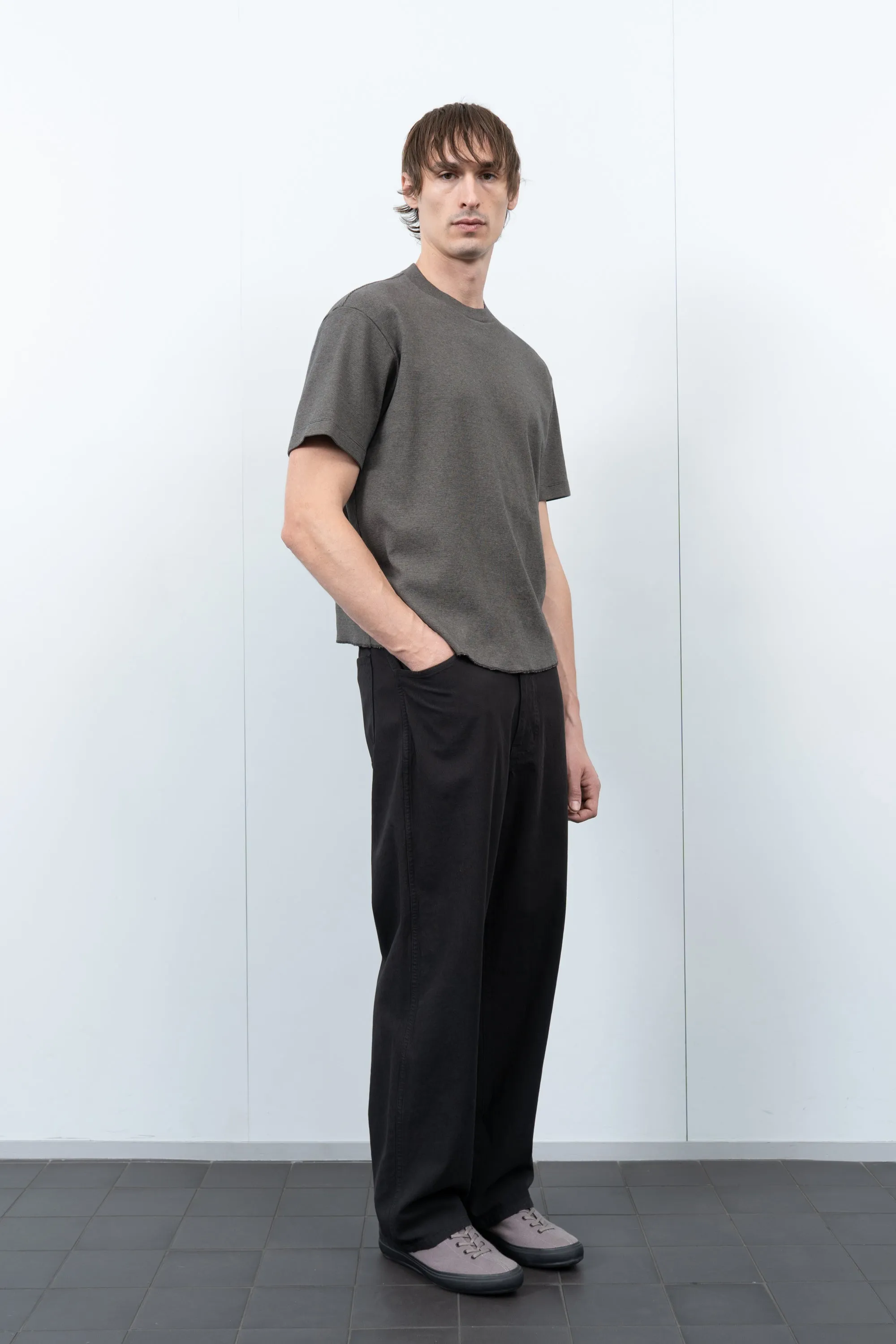 SIERRA T-SHIRT - ANVIL GREY/BLACK sold by Lady White Co. product image thumbnail 3