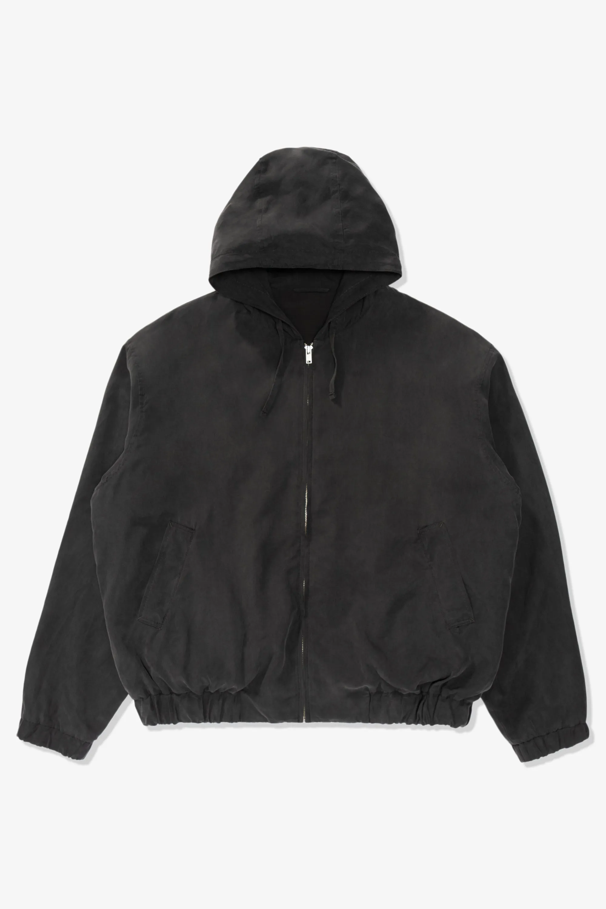 LW - C x KAPTAIN SUNSHINE SILK ZIP JACKET - FADED BLACK sold by Lady White Co.