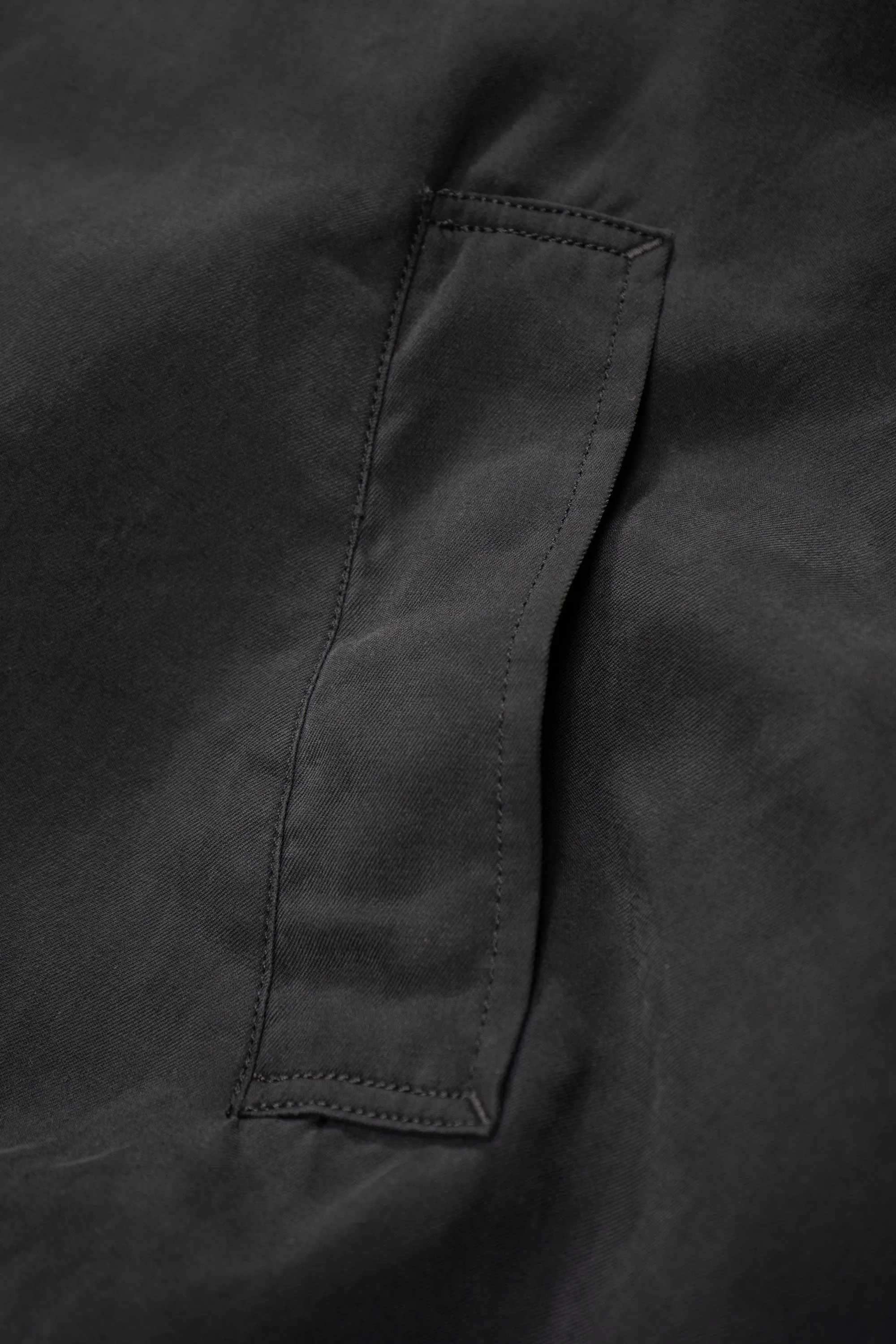 LW - C x KAPTAIN SUNSHINE SILK ZIP JACKET - FADED BLACK sold by Lady White Co. product image thumbnail 4