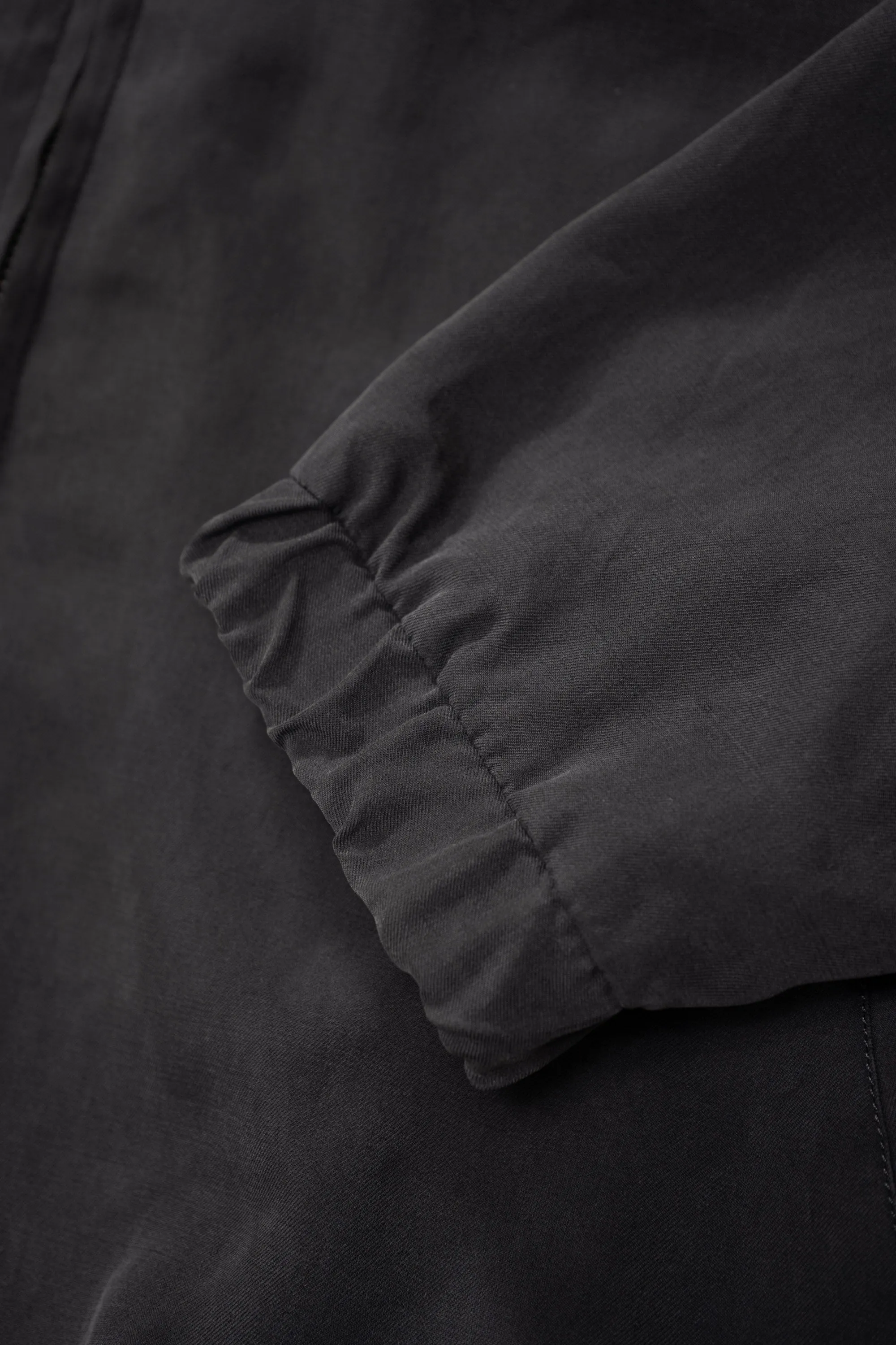 LW - C x KAPTAIN SUNSHINE SILK ZIP JACKET - FADED BLACK sold by Lady White Co. product image thumbnail 5