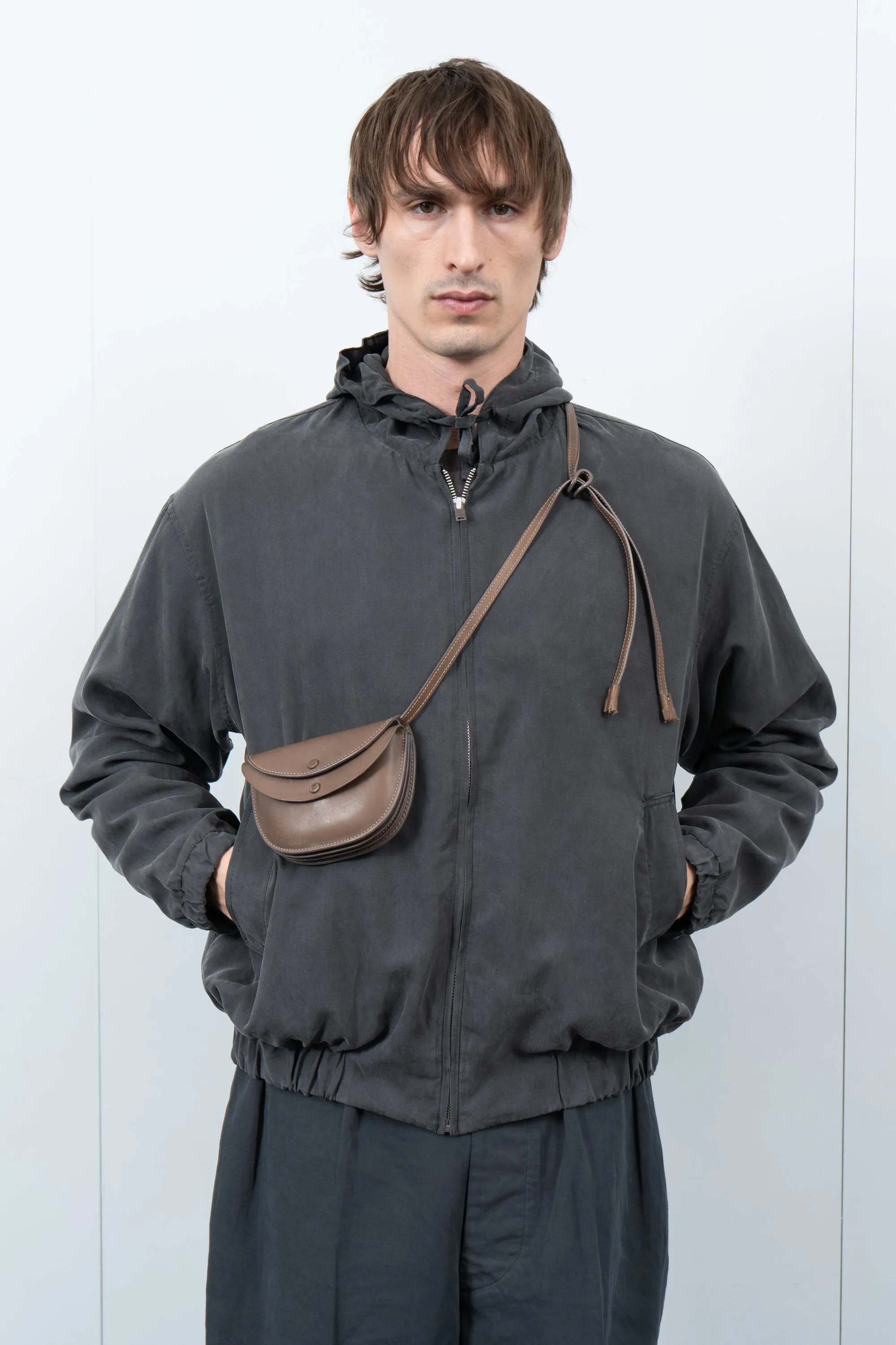 LW - C x KAPTAIN SUNSHINE LEATHER POUCH - BROWN SMOOTH sold by Lady White Co. product image thumbnail 3