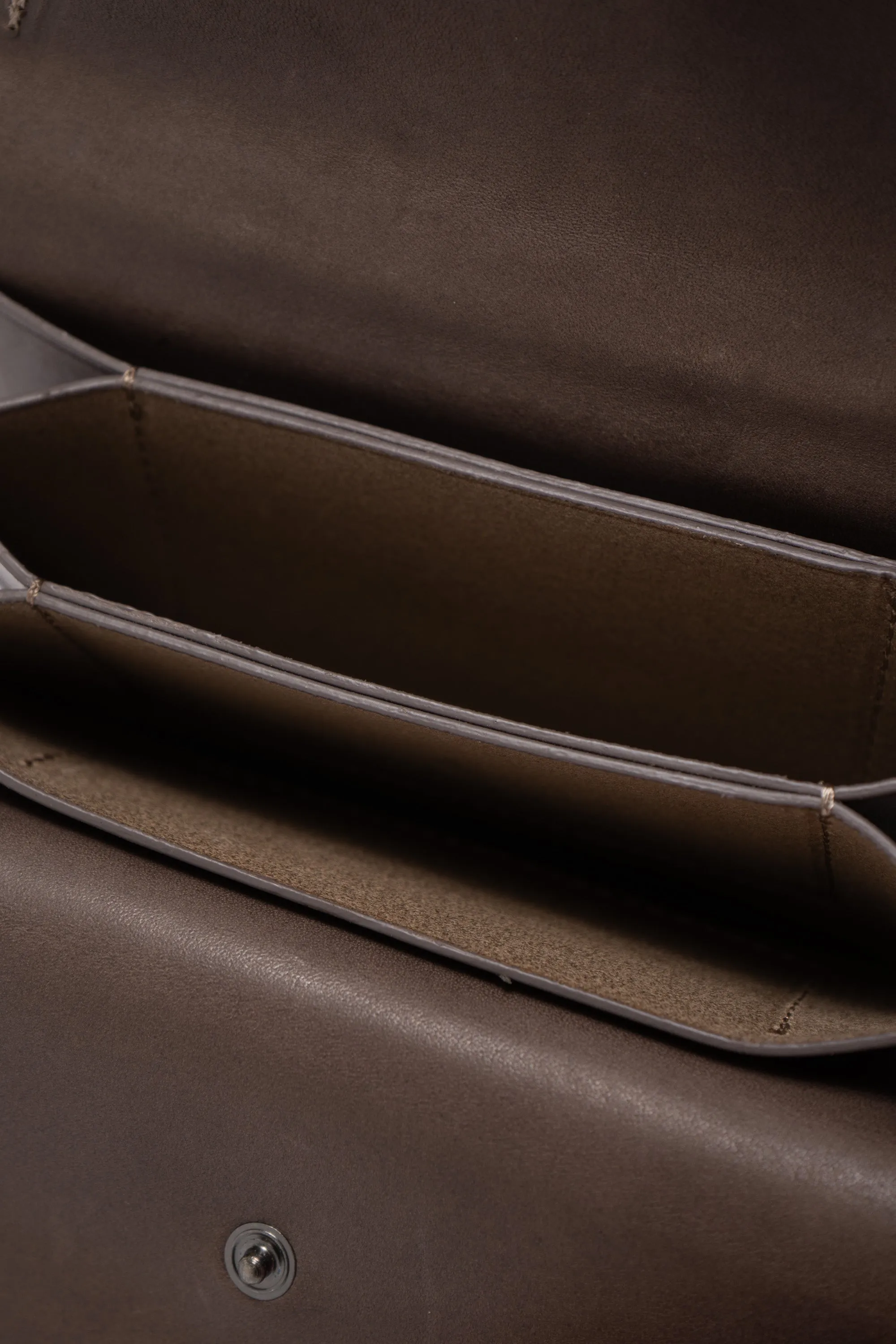LW - C x KAPTAIN SUNSHINE LEATHER POUCH - BROWN SMOOTH sold by Lady White Co. product image thumbnail 5
