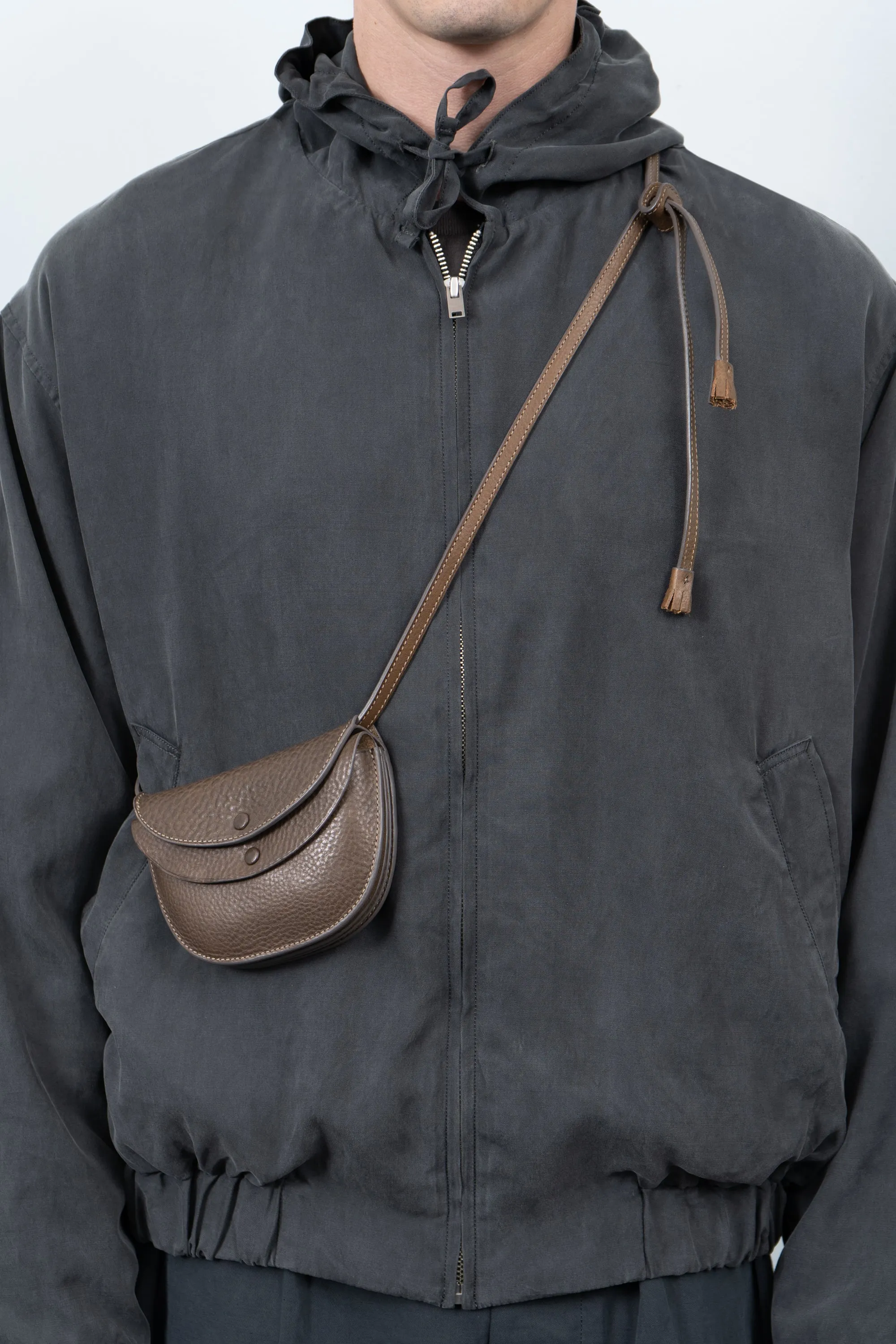 LW - C x KAPTAIN SUNSHINE LEATHER POUCH - BROWN PEBBLE sold by Lady White Co. product image thumbnail 3